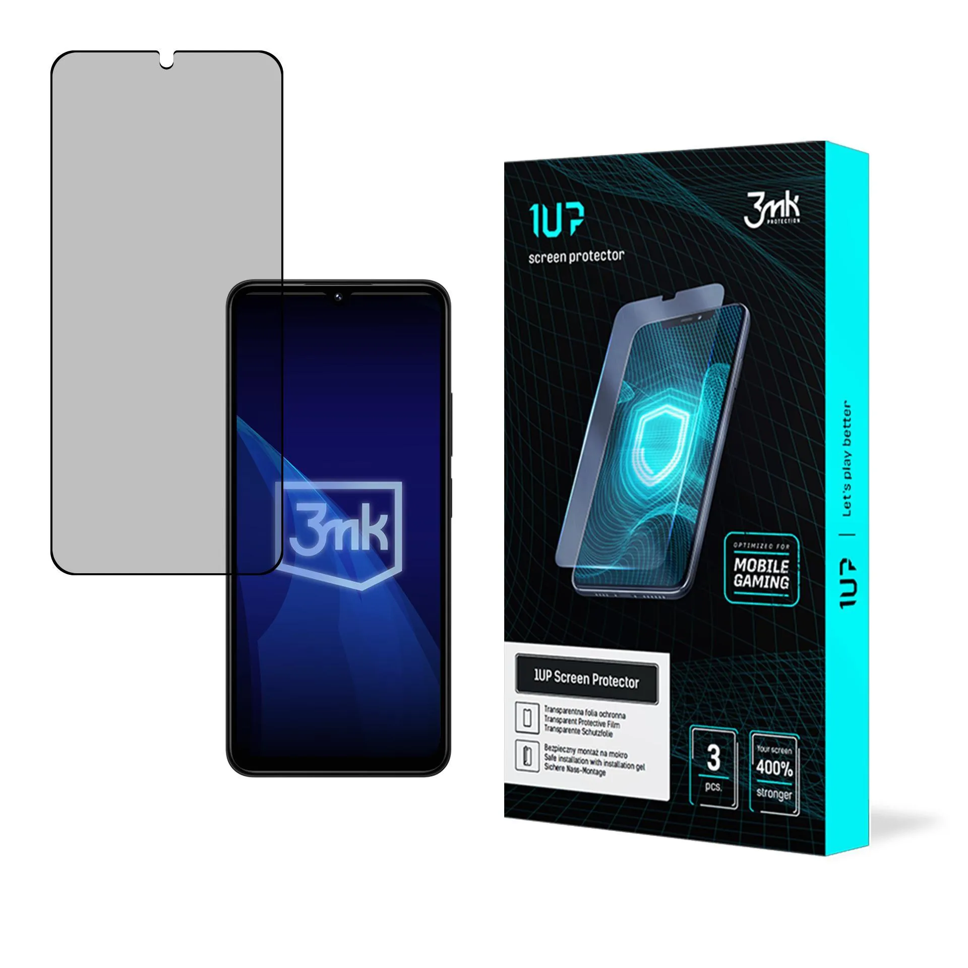 Protec?ie ecran pentru Redmi 14C / POCO C75 / Redmi A4 5G - 3mk 1UP screen protector (3 bucă?i)