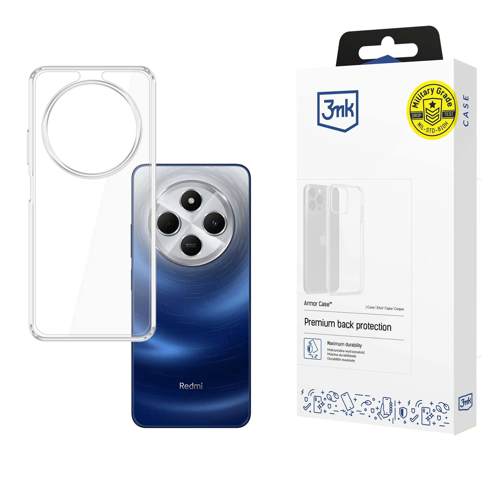 Carcasă blindată pentru Redmi 14C / Redmi A4 5G - 3mk Armor Case