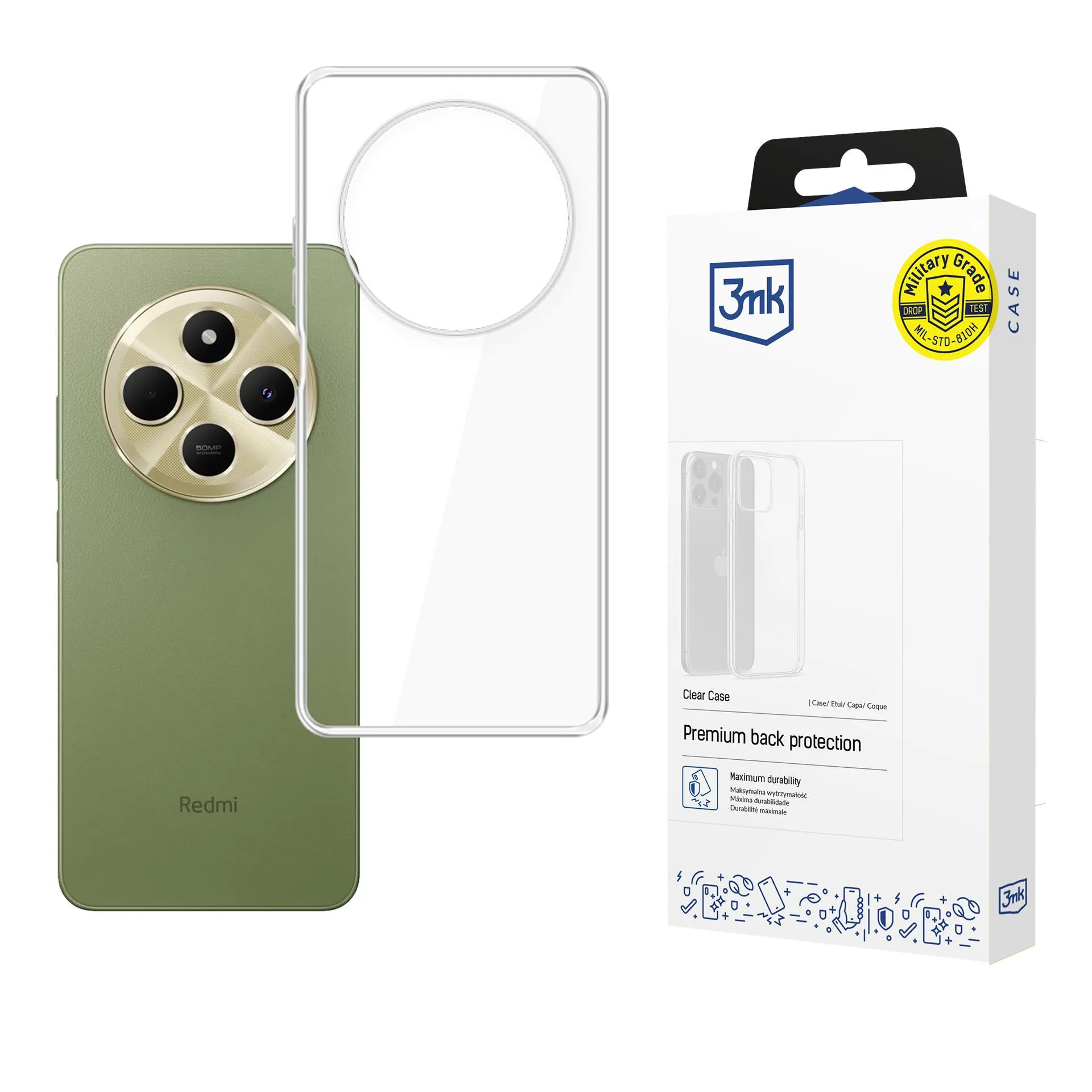 Husă pentru Redmi 14C / Redmi A4 5G - 3mk Clear Case