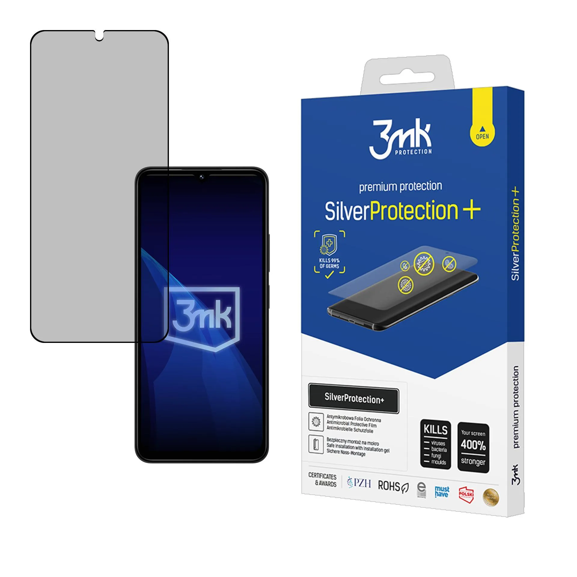 Folie de protec?ie anti?oc pentru Redmi 14C / POCO C75 / Redmi A4 5G - 3mk SilverProtection+
