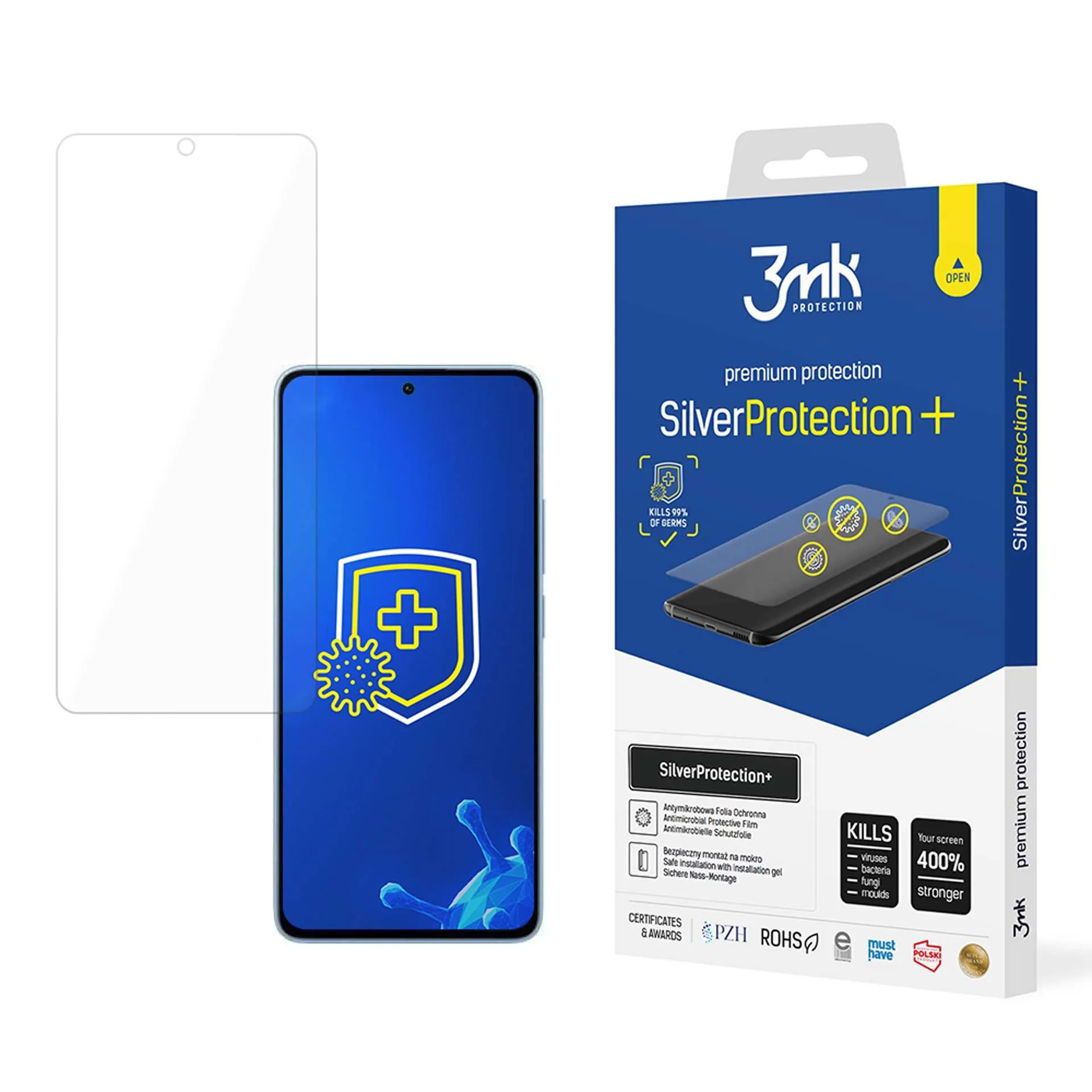 Folie de protecție antișoc pentru Redmi Note 13 4G - 3mk SilverProtection+
