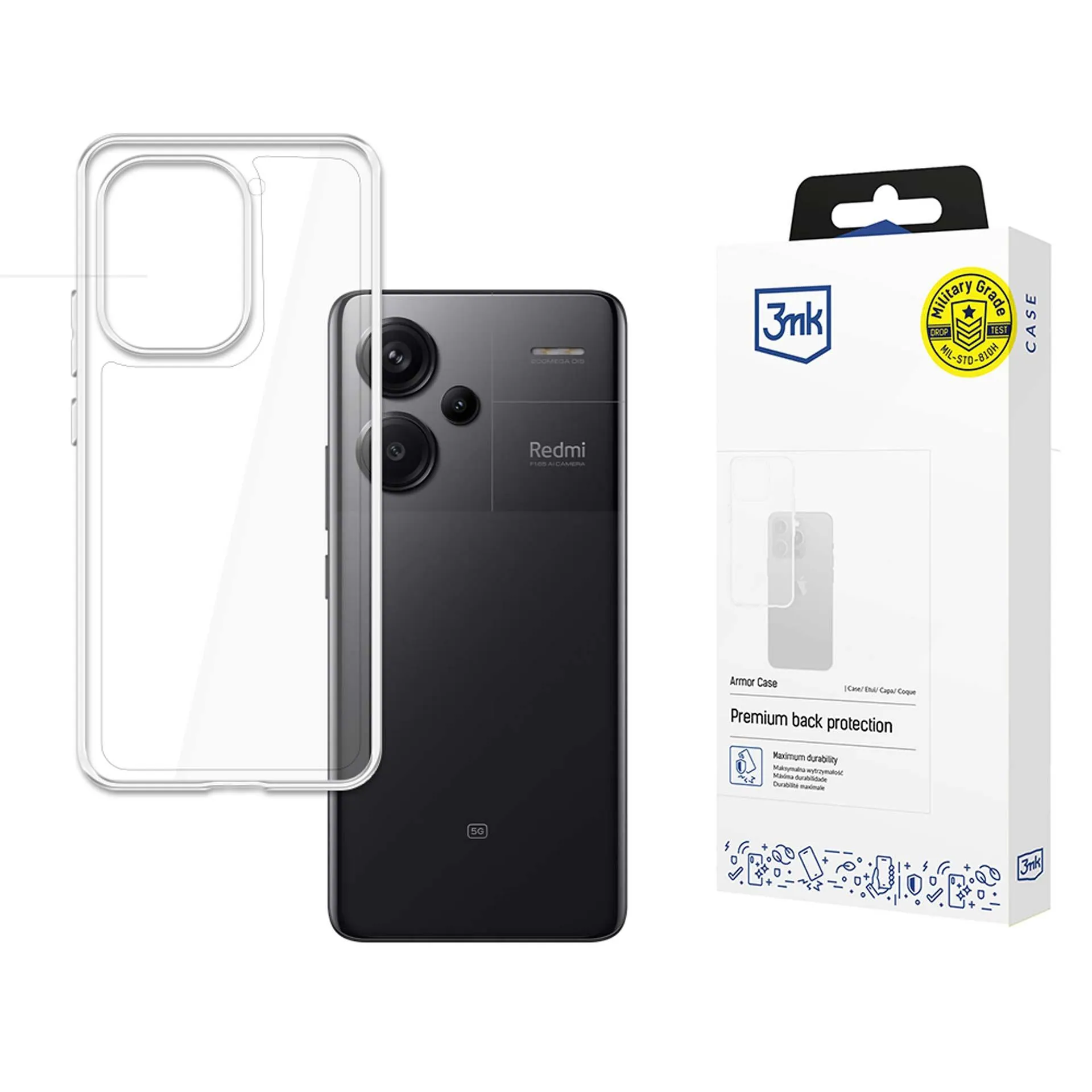 Carcasă blindată pentru Redmi Note 13 Pro+ - 3mk Armor Case