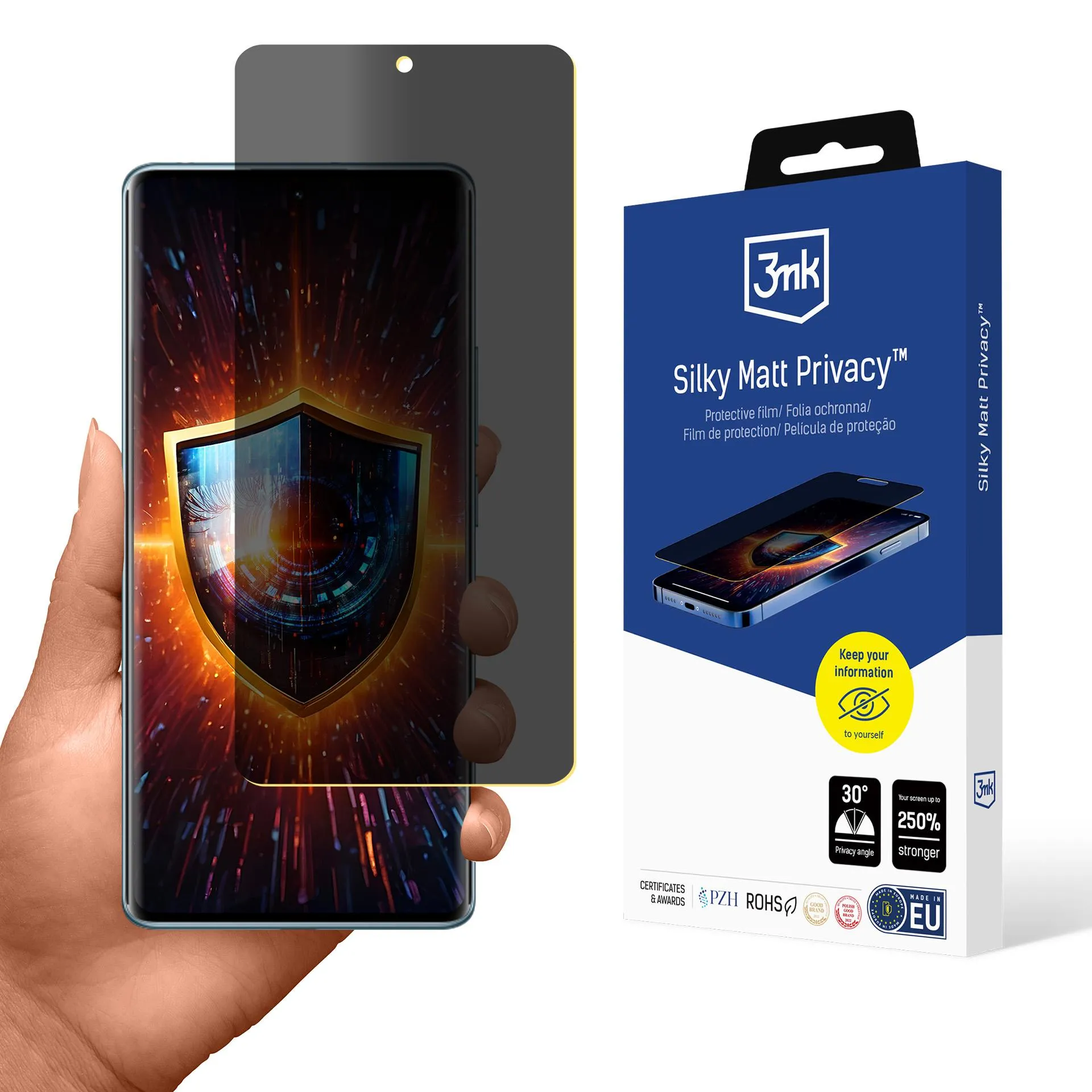 Folie de privatizare pentru Redmi Note 14 Pro 4G - 3mk Silky Matt Privacy