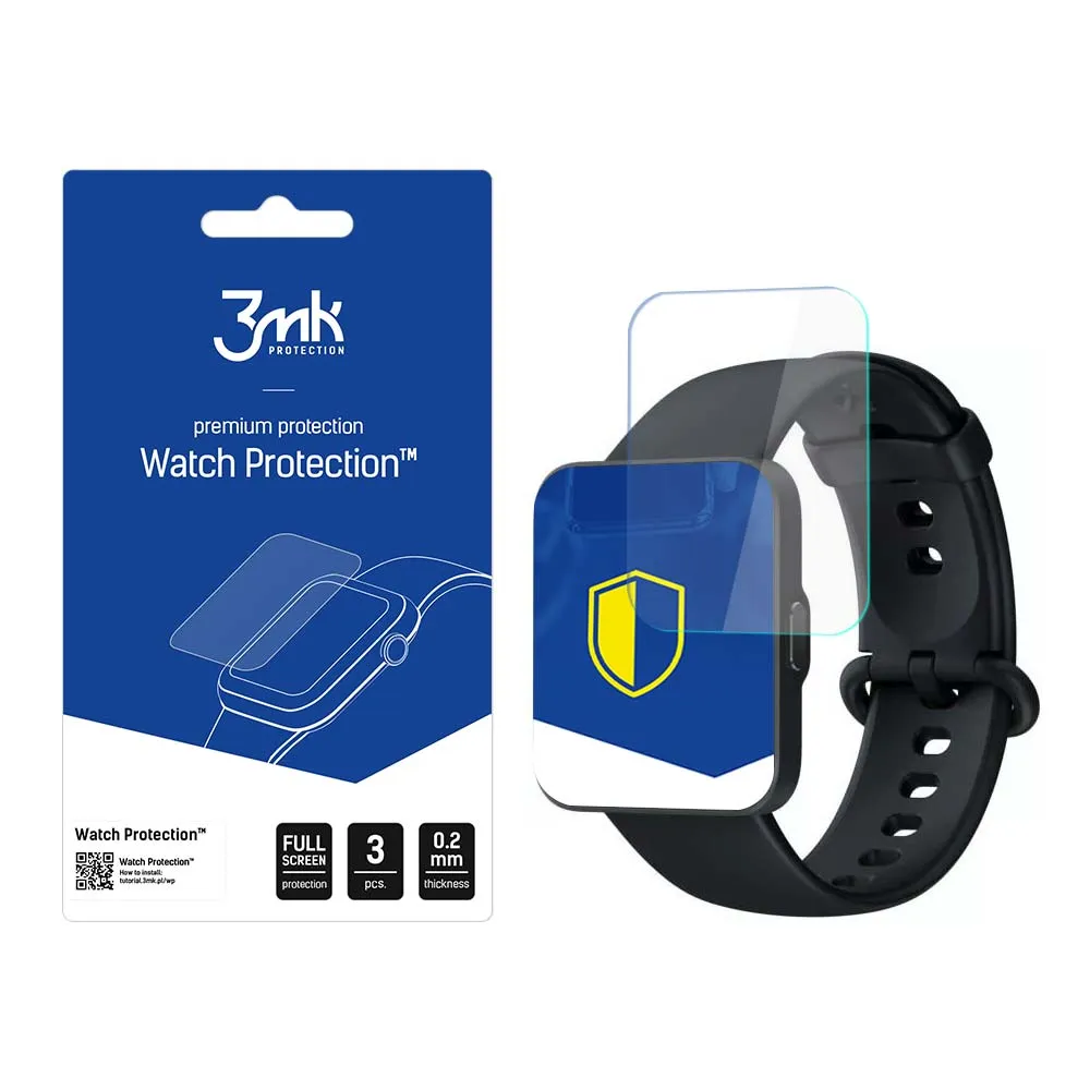 Folie de protecție pentru ecranul smartwatchului Redmi Watch 3 - Protecție 3mk Watch