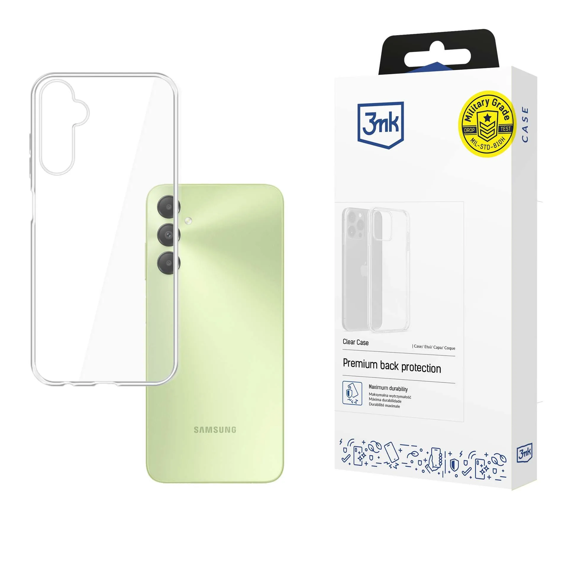 Husă pentru Samsung Galaxy A05s - 3mk Clear Case
