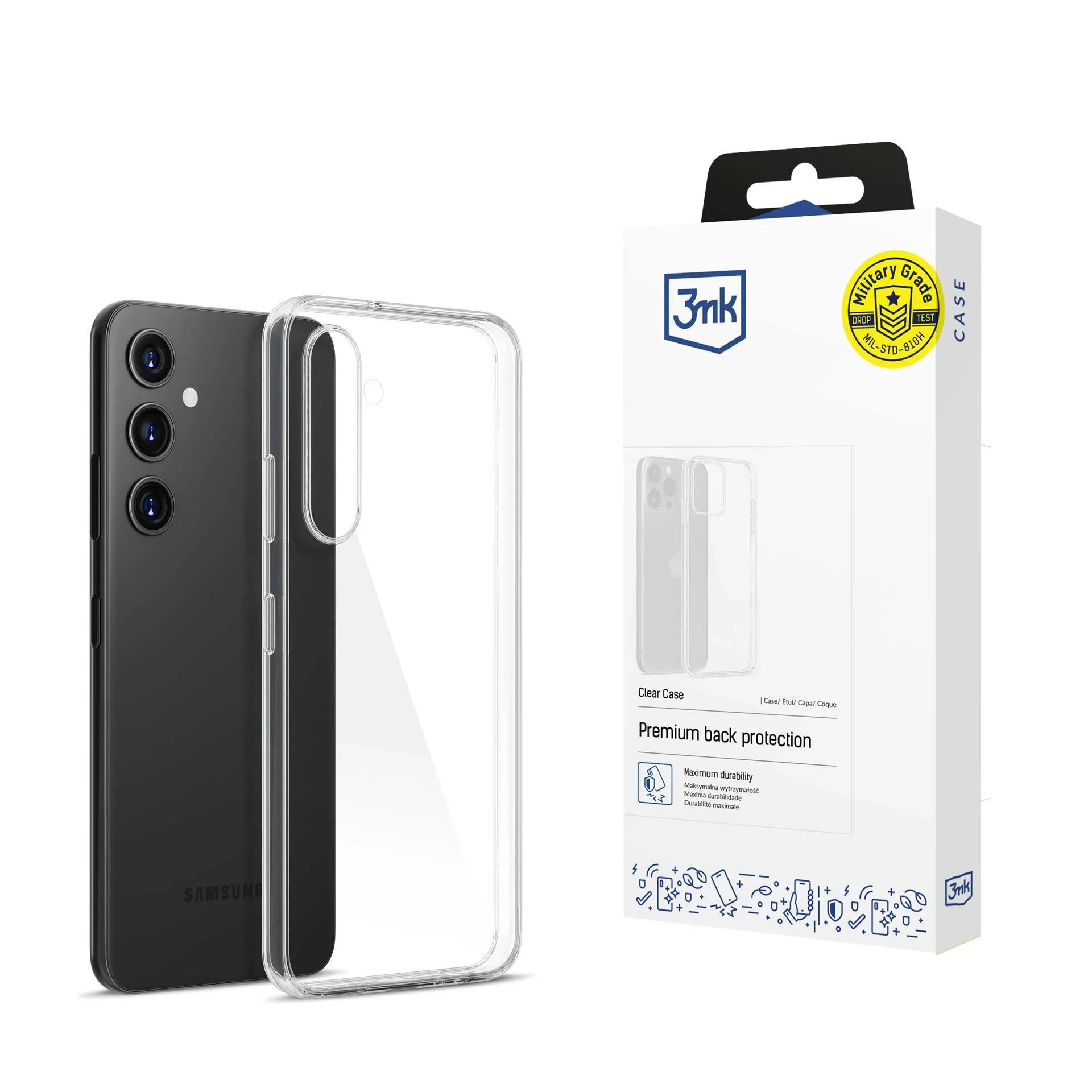 Husă pentru Samsung Galaxy A15 5G - 3mk Clear Case