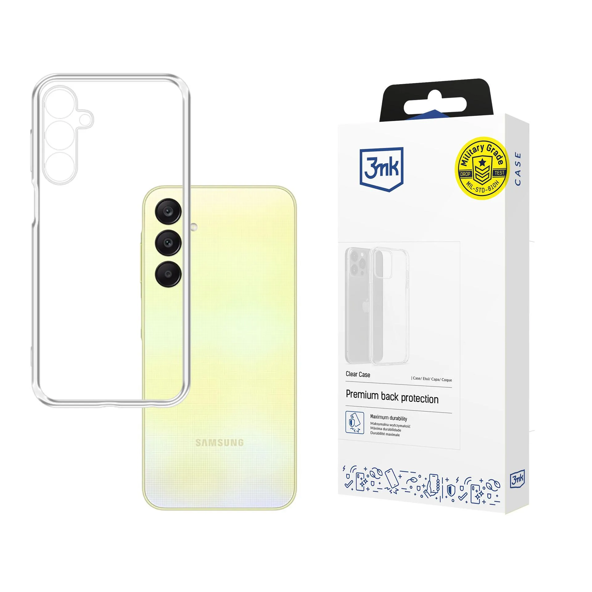 Husă pentru Samsung Galaxy A25 5G - 3mk Clear Case