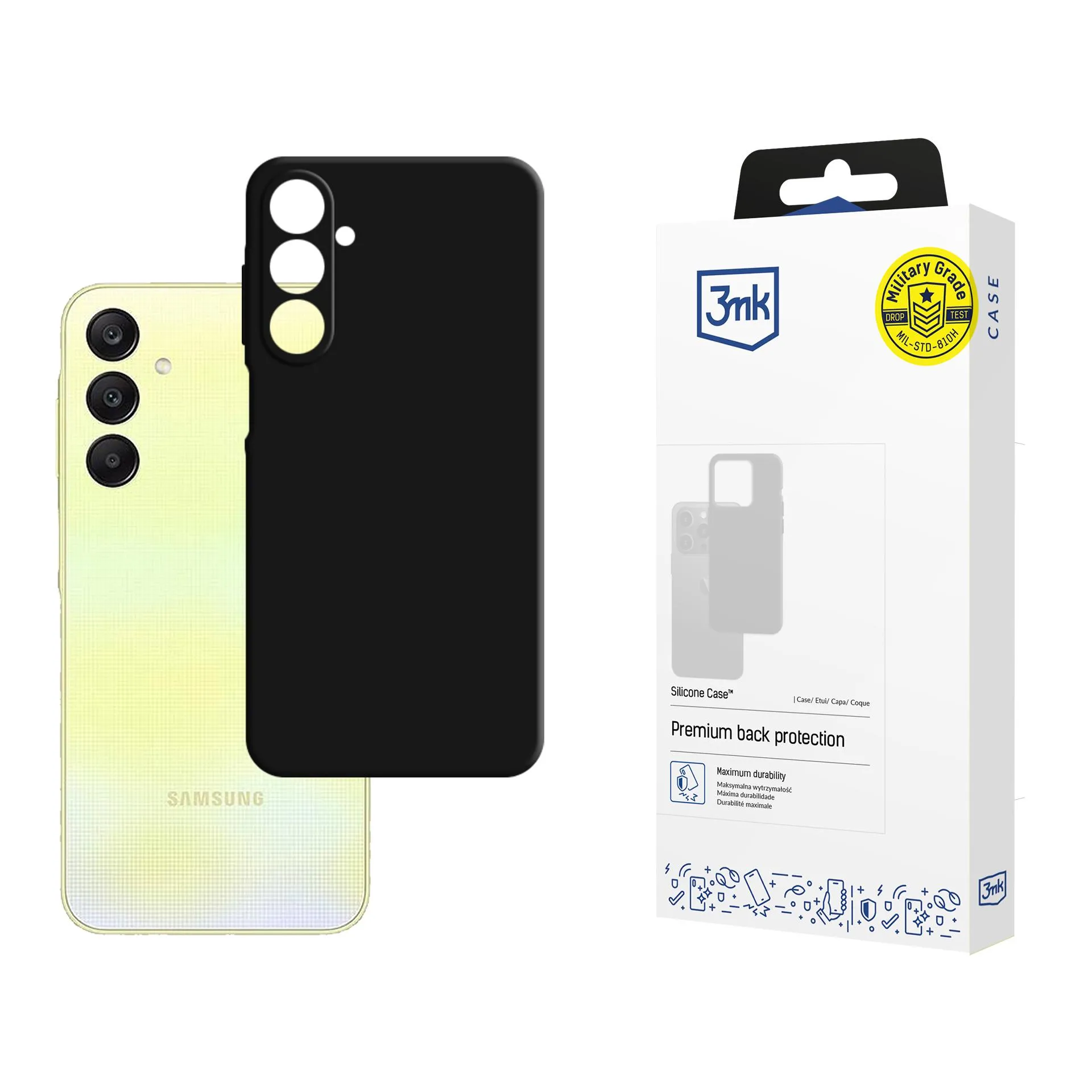 Husă pentru Samsung Galaxy A26 5G - 3mk Silicone Case Black