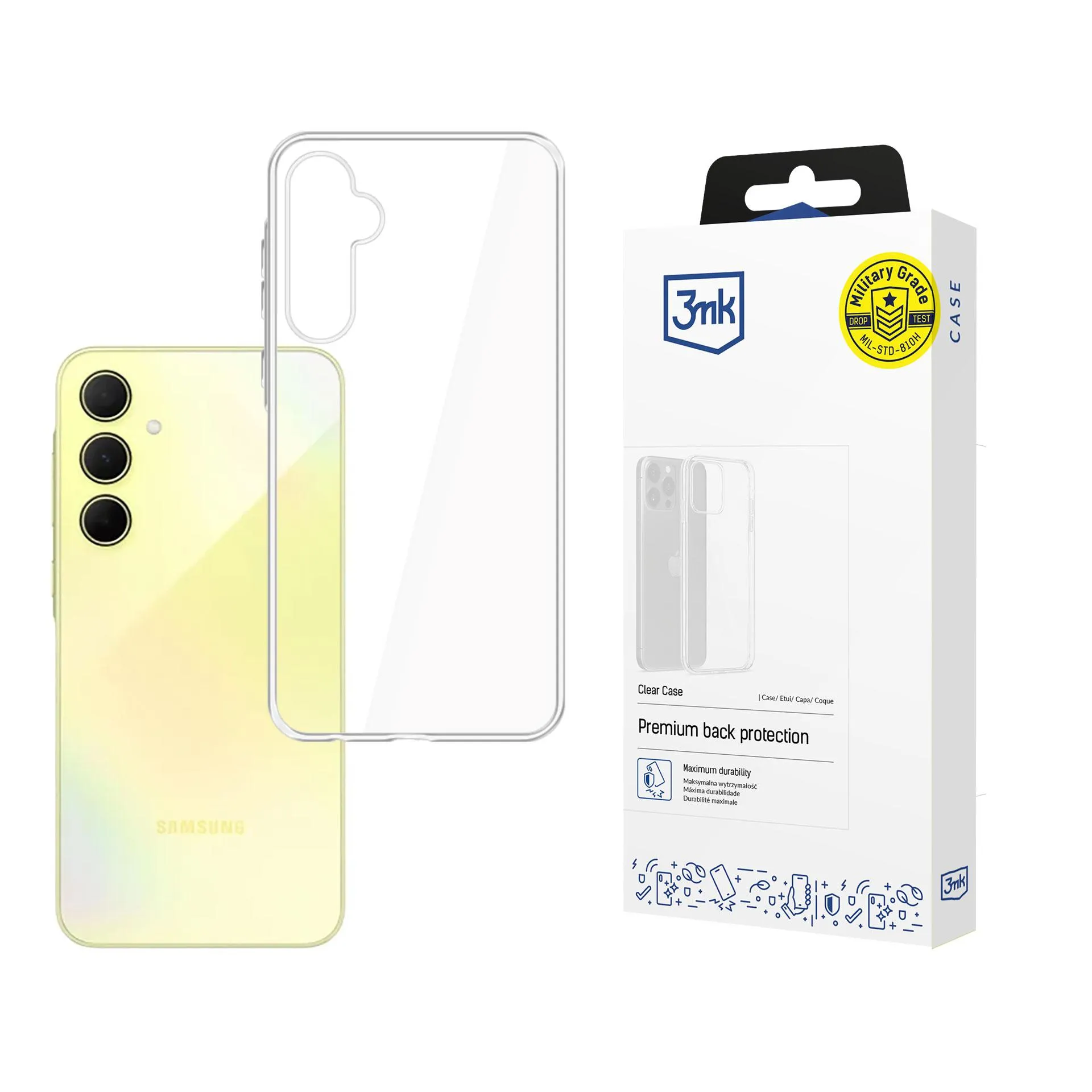 Husă pentru Samsung Galaxy A35 5G - 3mk Clear Case