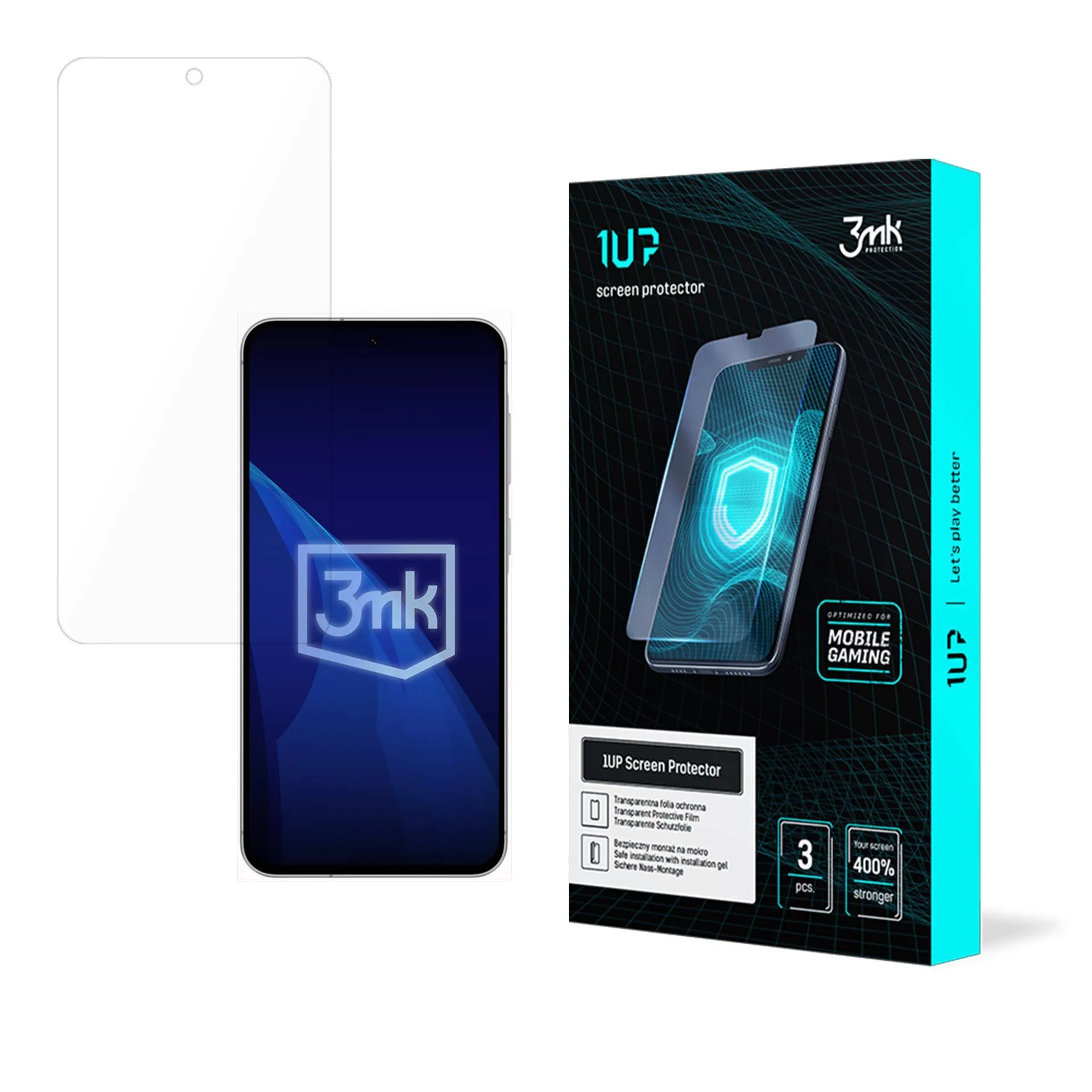 Protecție ecran pentru Samsung Galaxy A36/A56 - 3mk 1UP screen protector (3 bucăți)