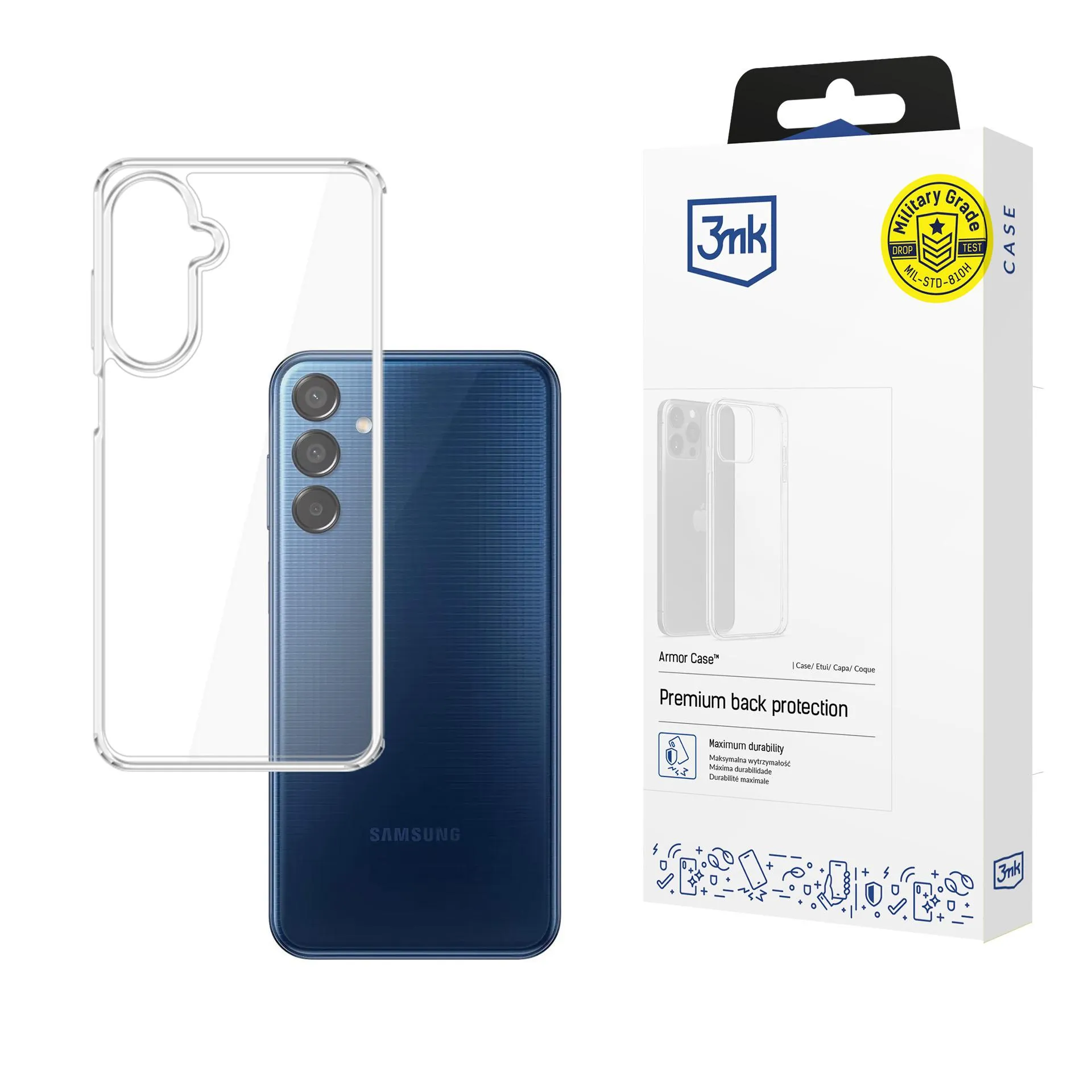 Carcasă blindată pentru Samsung Galaxy M15 5G - 3mk Armor Case