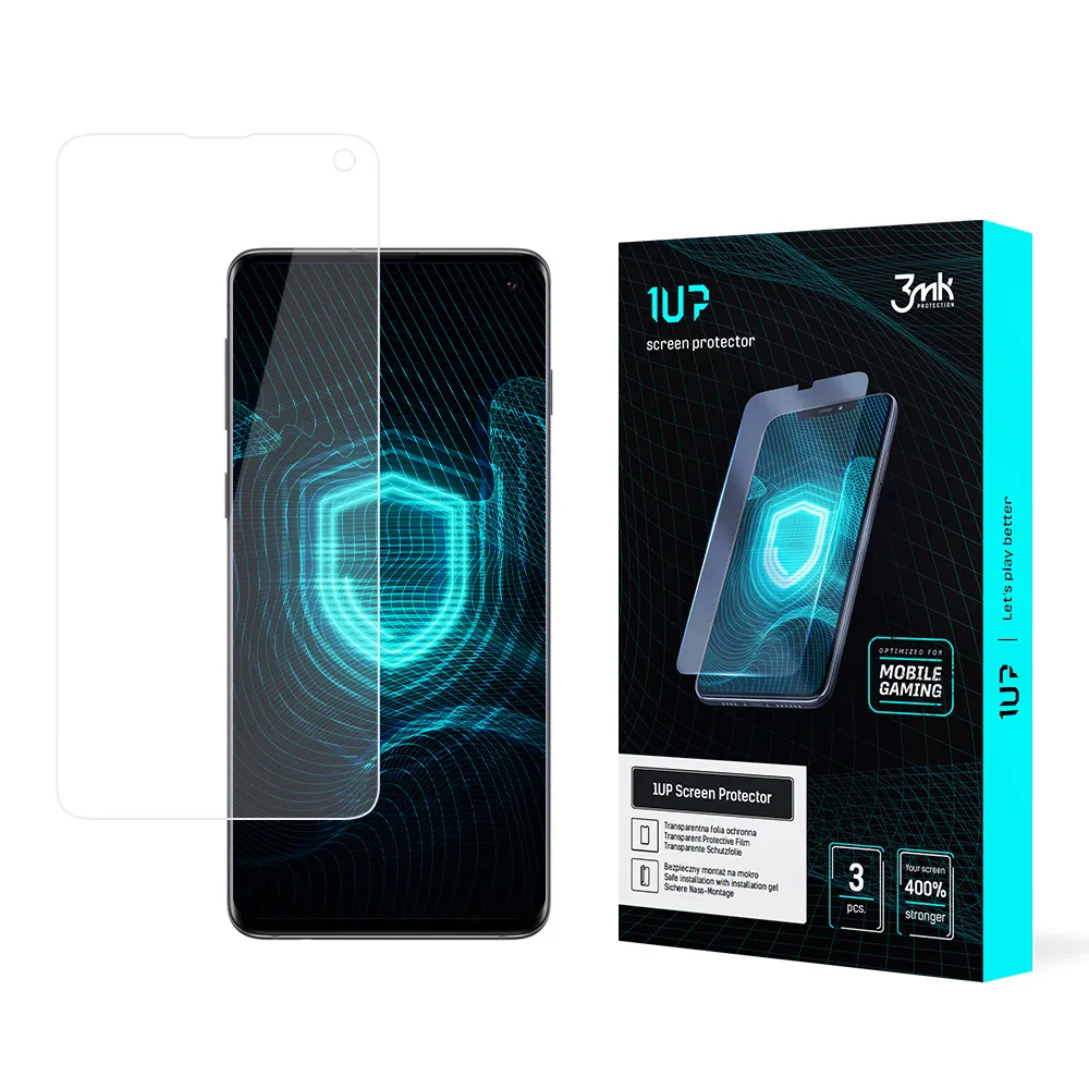 Protec?ie ecran pentru Samsung Galaxy S10 - 3mk 1UP screen protector (3 bucă?i)