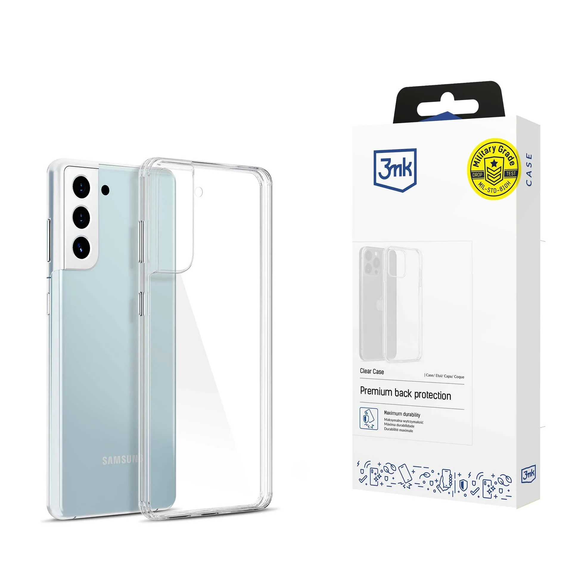 Husă pentru Samsung Galaxy S21+ 5G - 3mk Clear Case