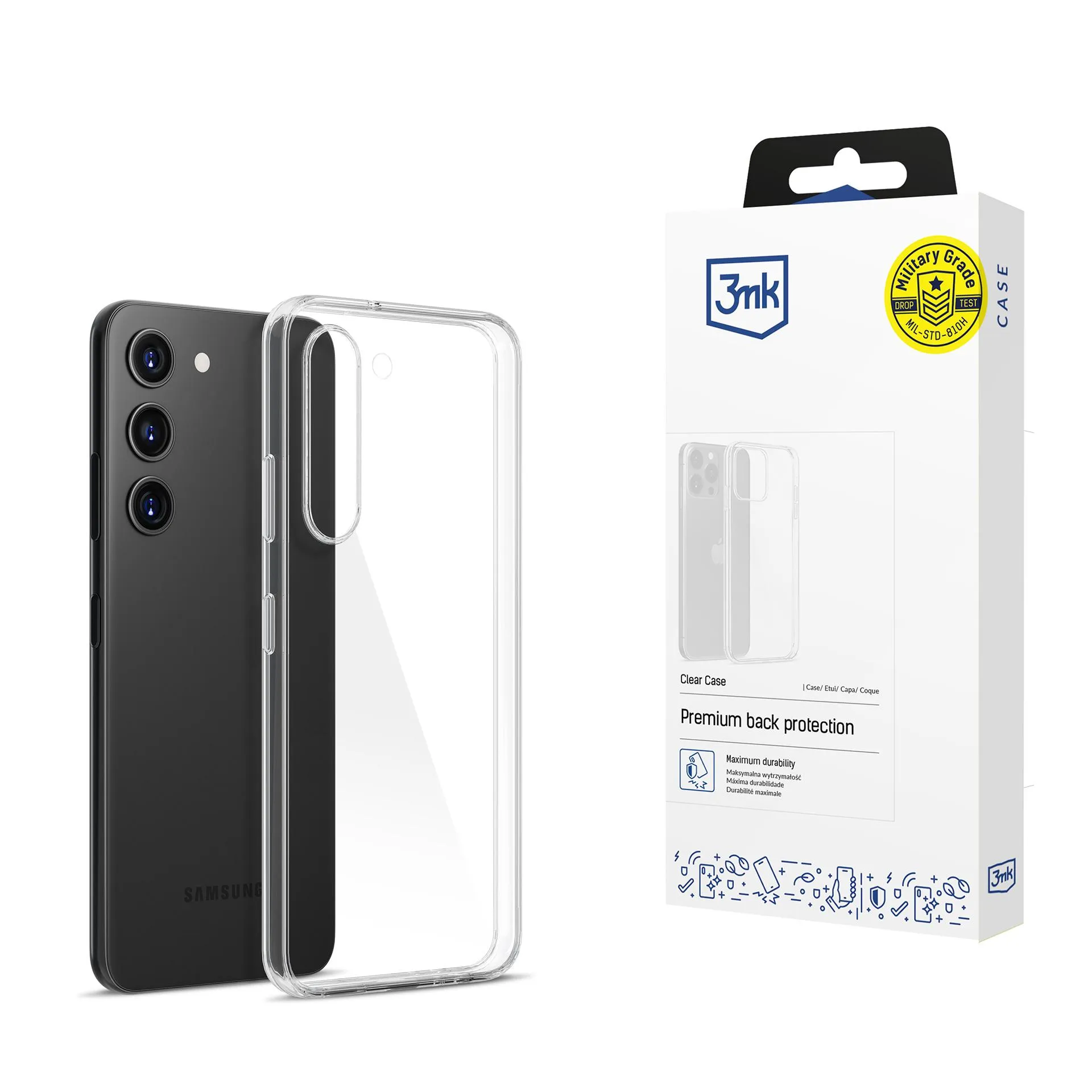 Husă pentru Samsung Galaxy S23 5G - 3mk Clear Case
