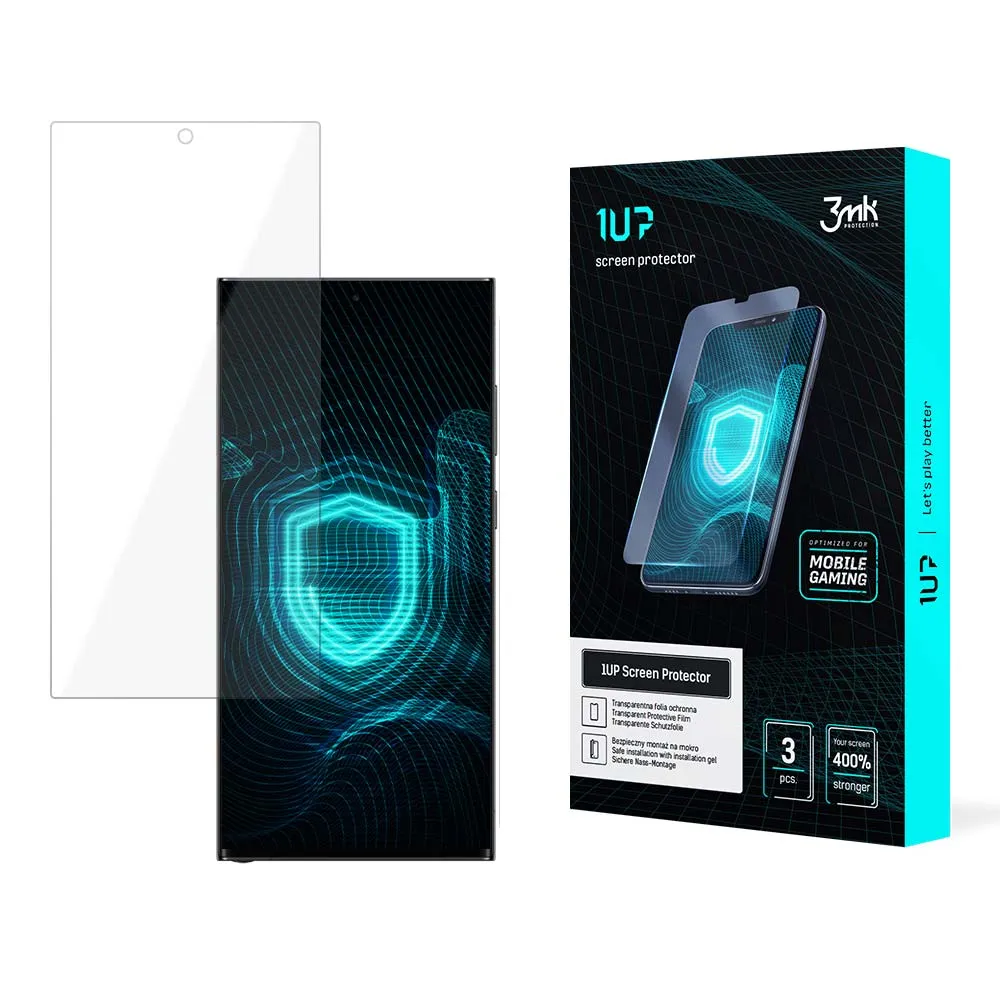 Protec?ie ecran pentru Samsung Galaxy S23 Ultra - 3mk 1UP screen protector (3 bucă?i)
