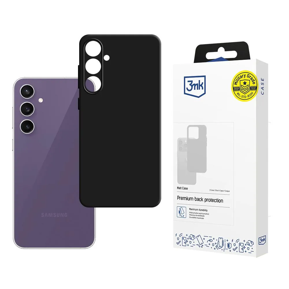 Carcasă pentru Samsung Galaxy S24 FE - 3mk Matt Case Negru