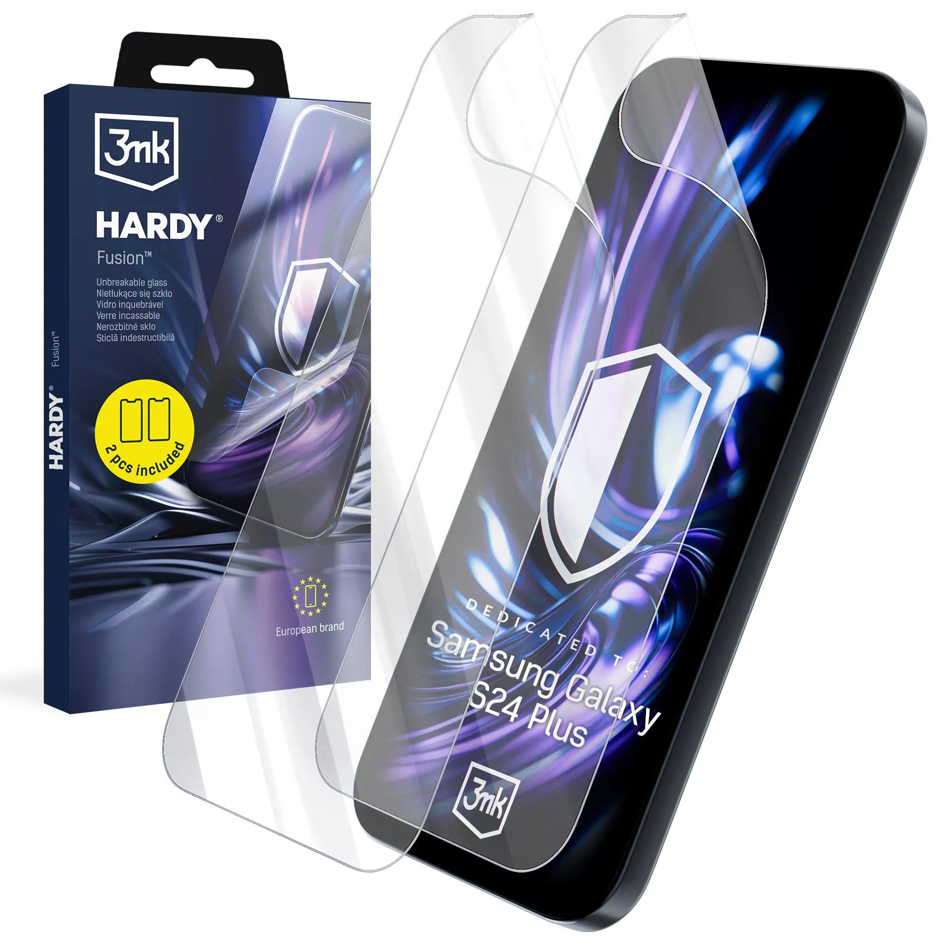 Sticlă hibridă pentru Samsung Galaxy S24+ - 3mk Hardy Fusion