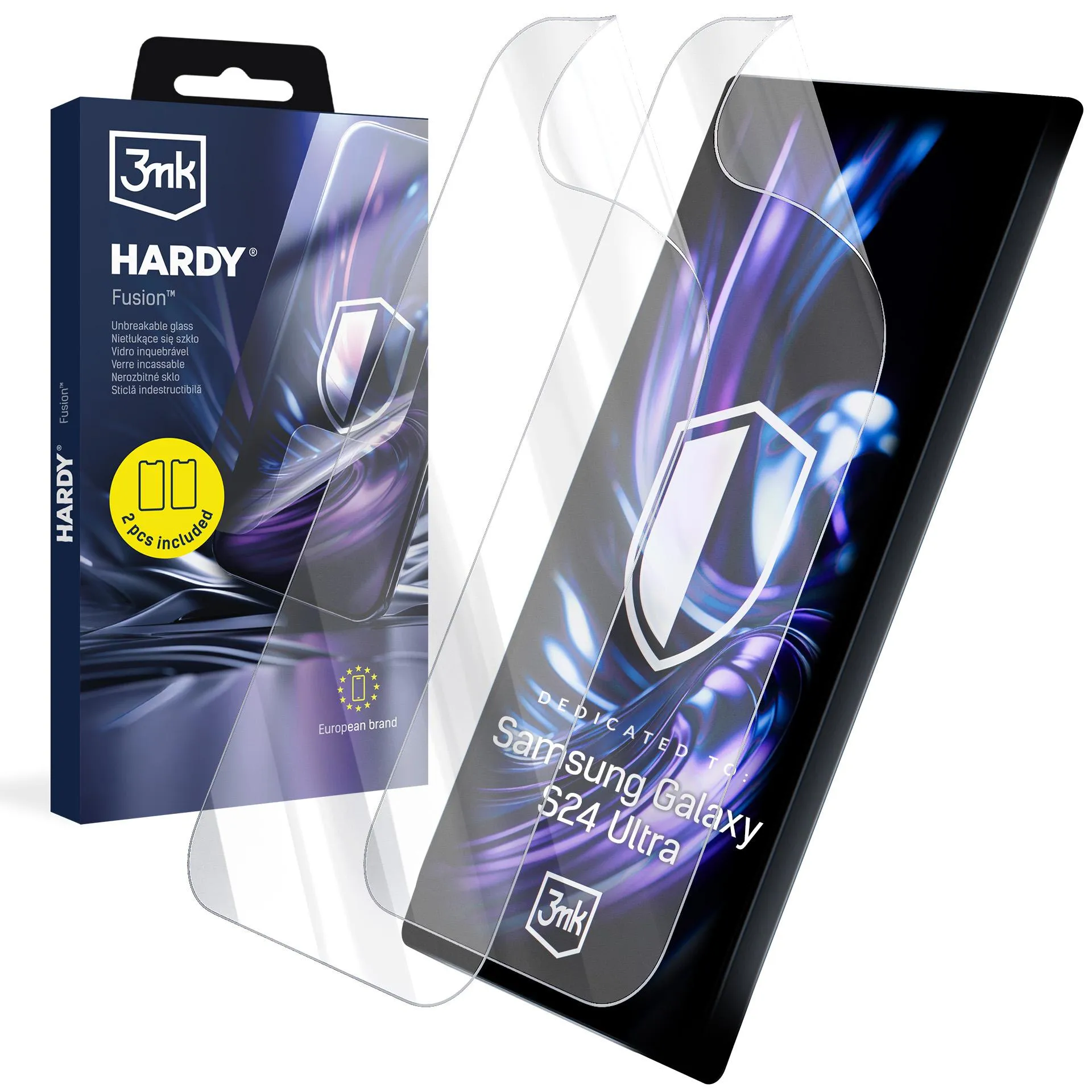 Sticlă hibridă pentru Samsung Galaxy S24 Ultra - 3mk Hardy Fusion