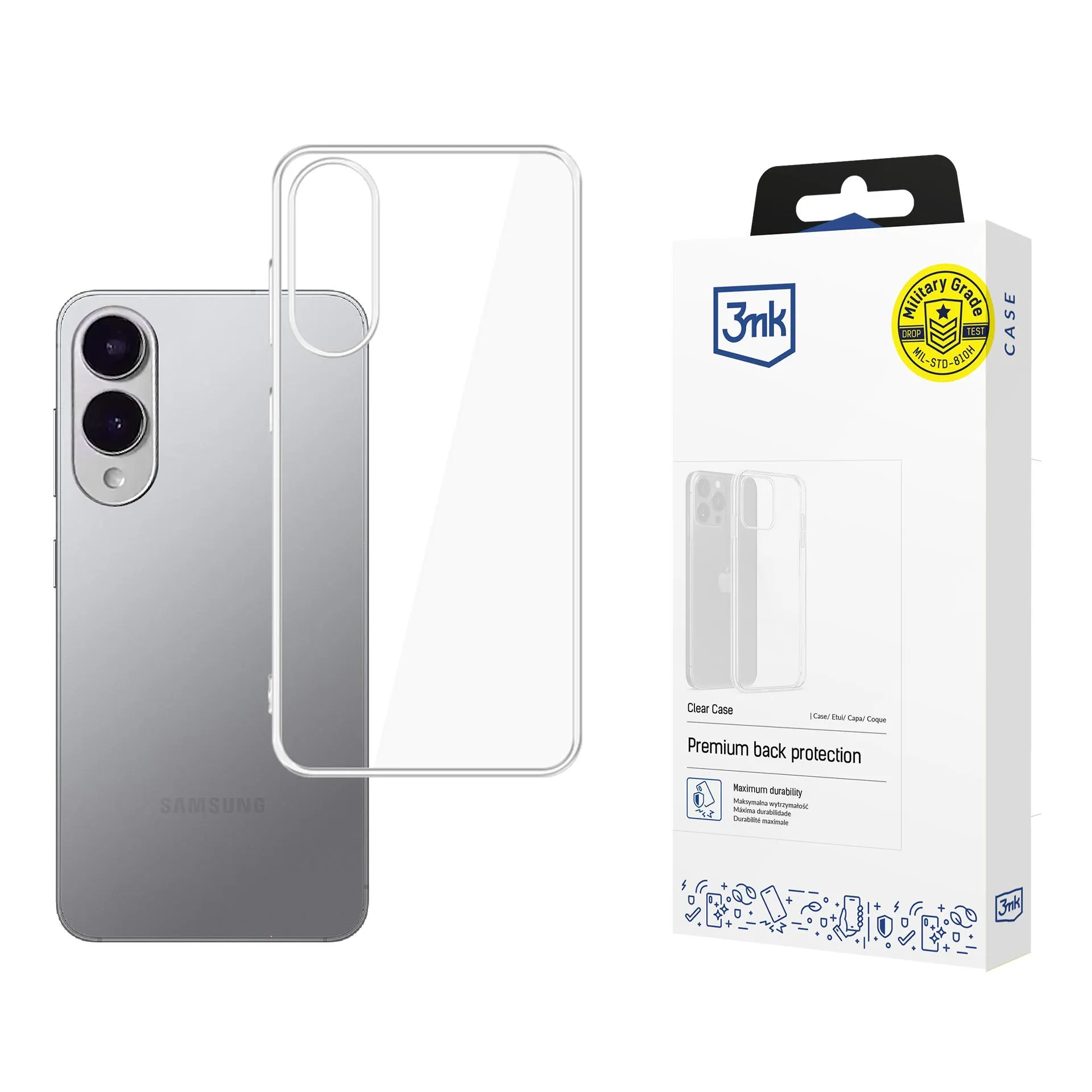 Husă pentru Samsung Galaxy S25 Edge - 3mk Clear Case