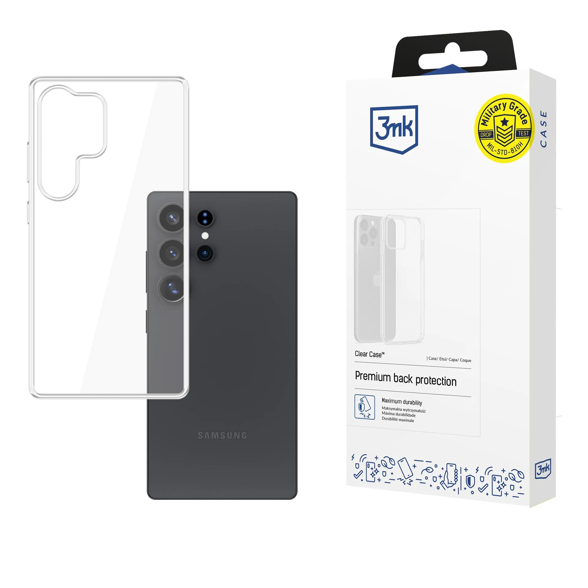 Husă pentru Samsung Galaxy S25 Ultra - 3mk Clear Case
