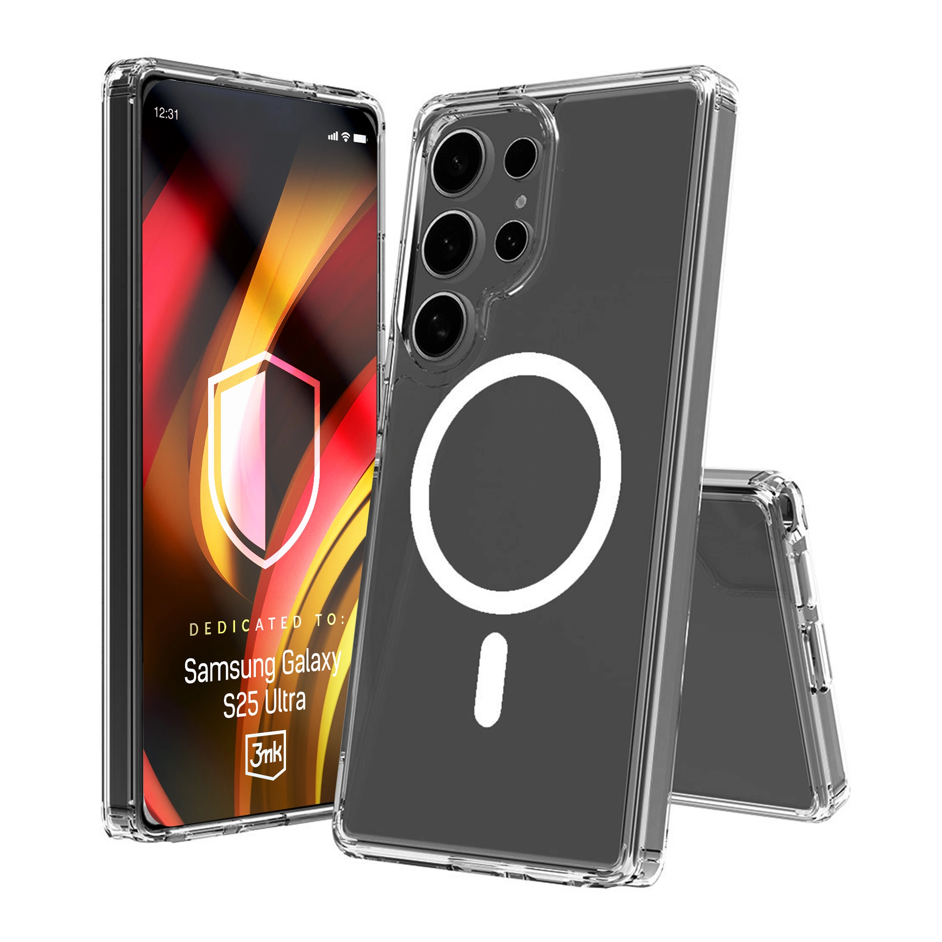 Husă rigidă pentru Samsung Galaxy S25 Ultra - 3mk HARDY® LiqForce MagCase™