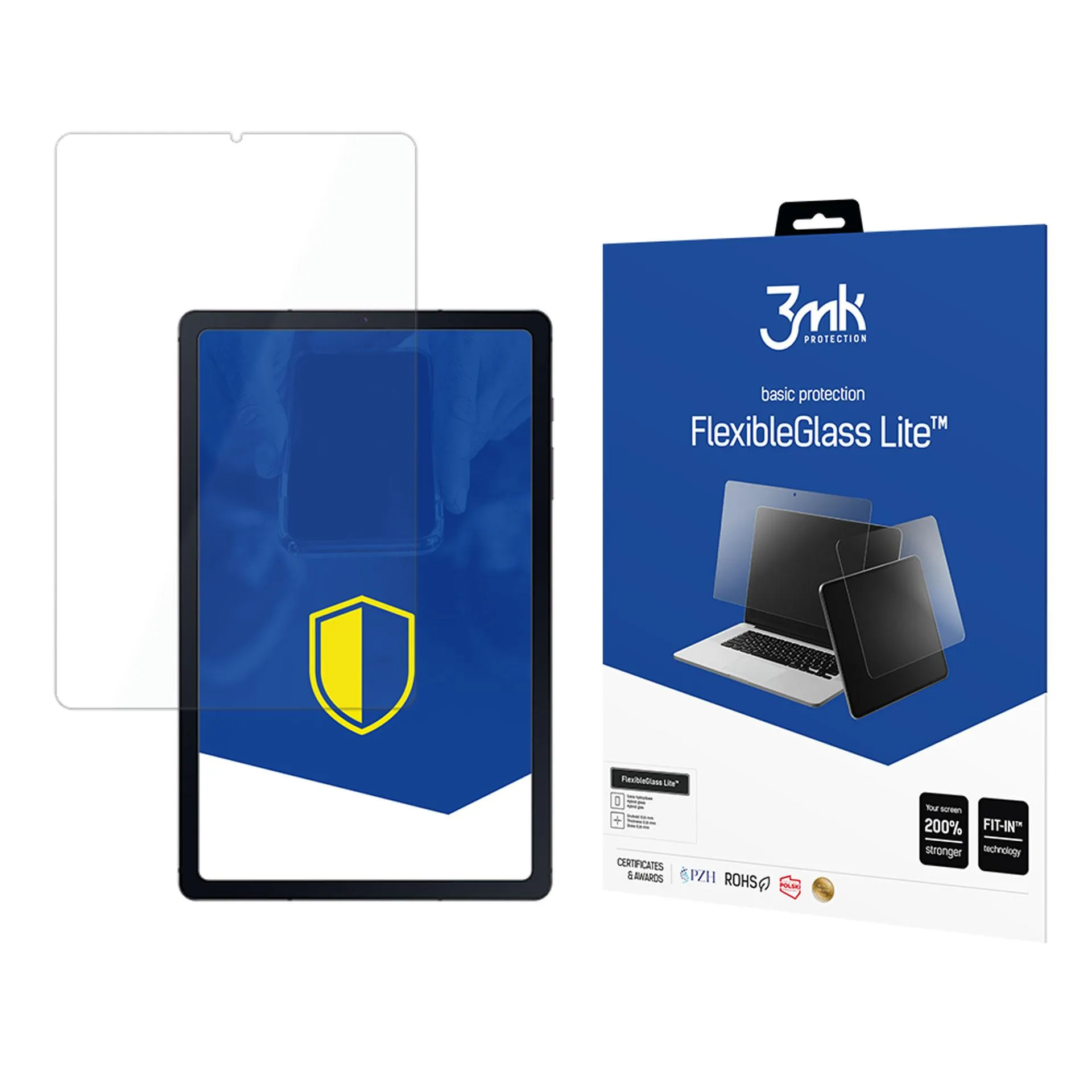 Sticlă hibridă necrăpătoare pentru Samsung Galaxy Tab S6 Lite 2020/2022 - 3mk FlexibleGlass Lite