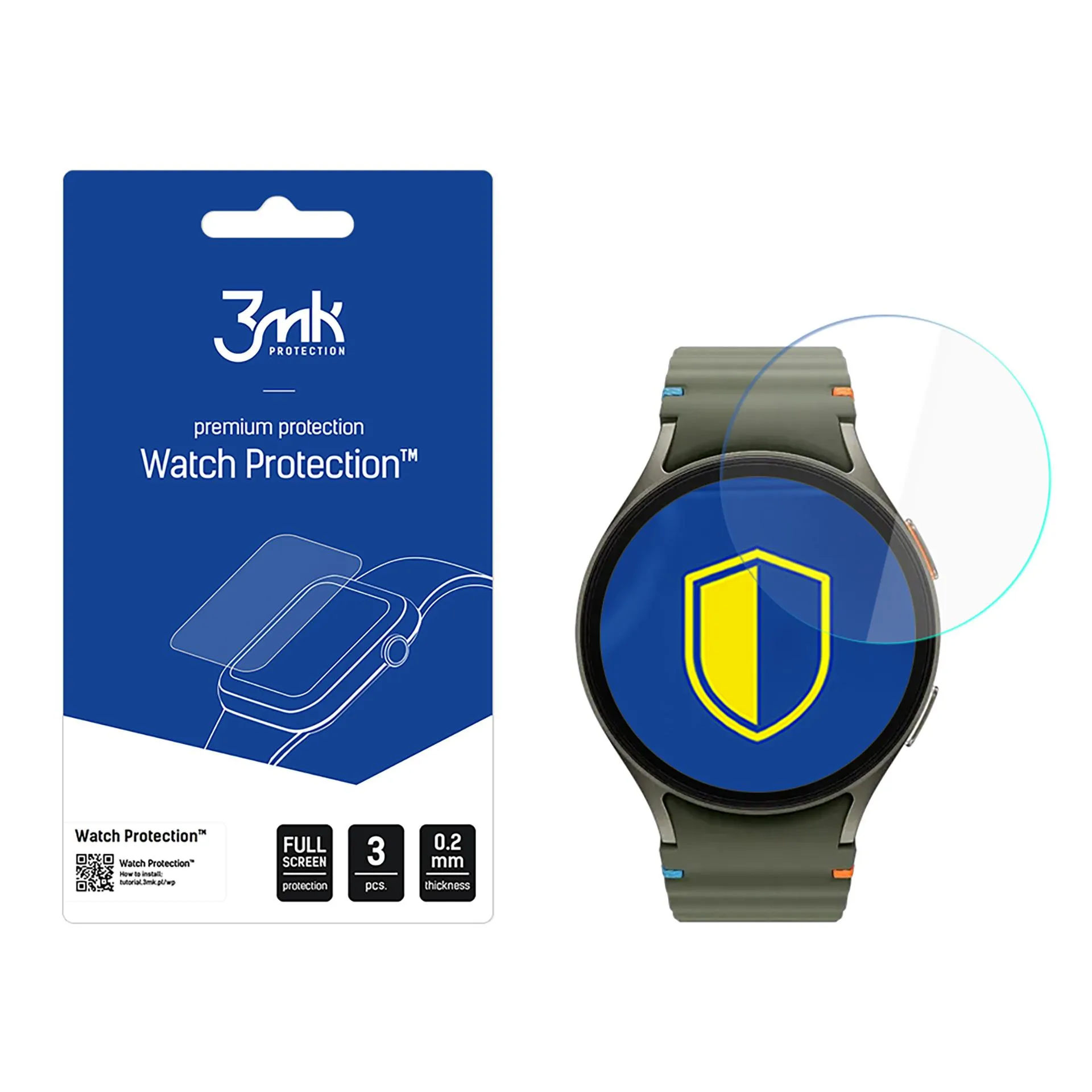 Protec?ie din sticlă pentru ecranul smartwatch Samsung Galaxy Watch 7 40mm - 3mk Watch Protection