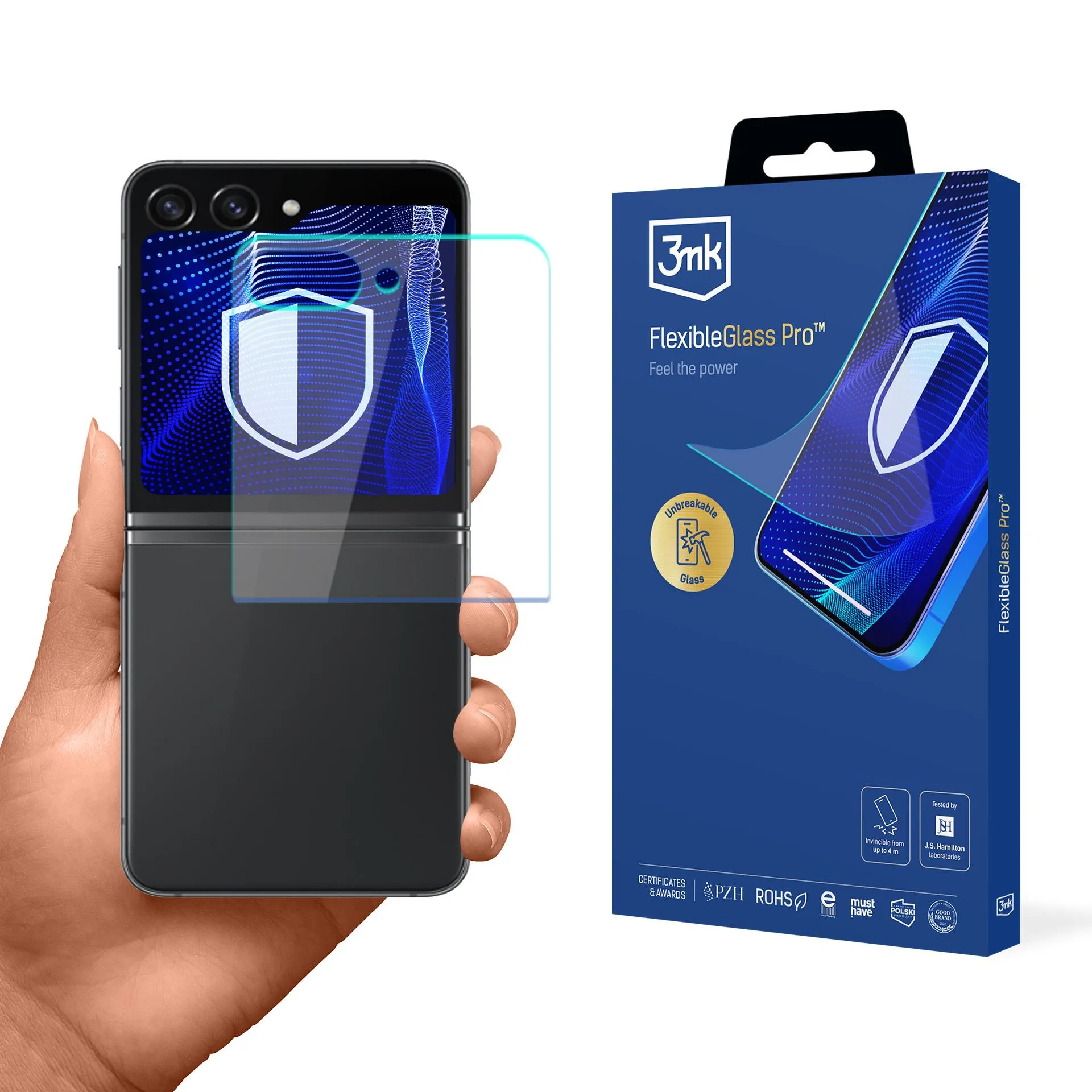 Sticlă rezistentă la spargere pentru Samsung Galaxy Z Flip 6 - 3mk FlexibleGlass Pro