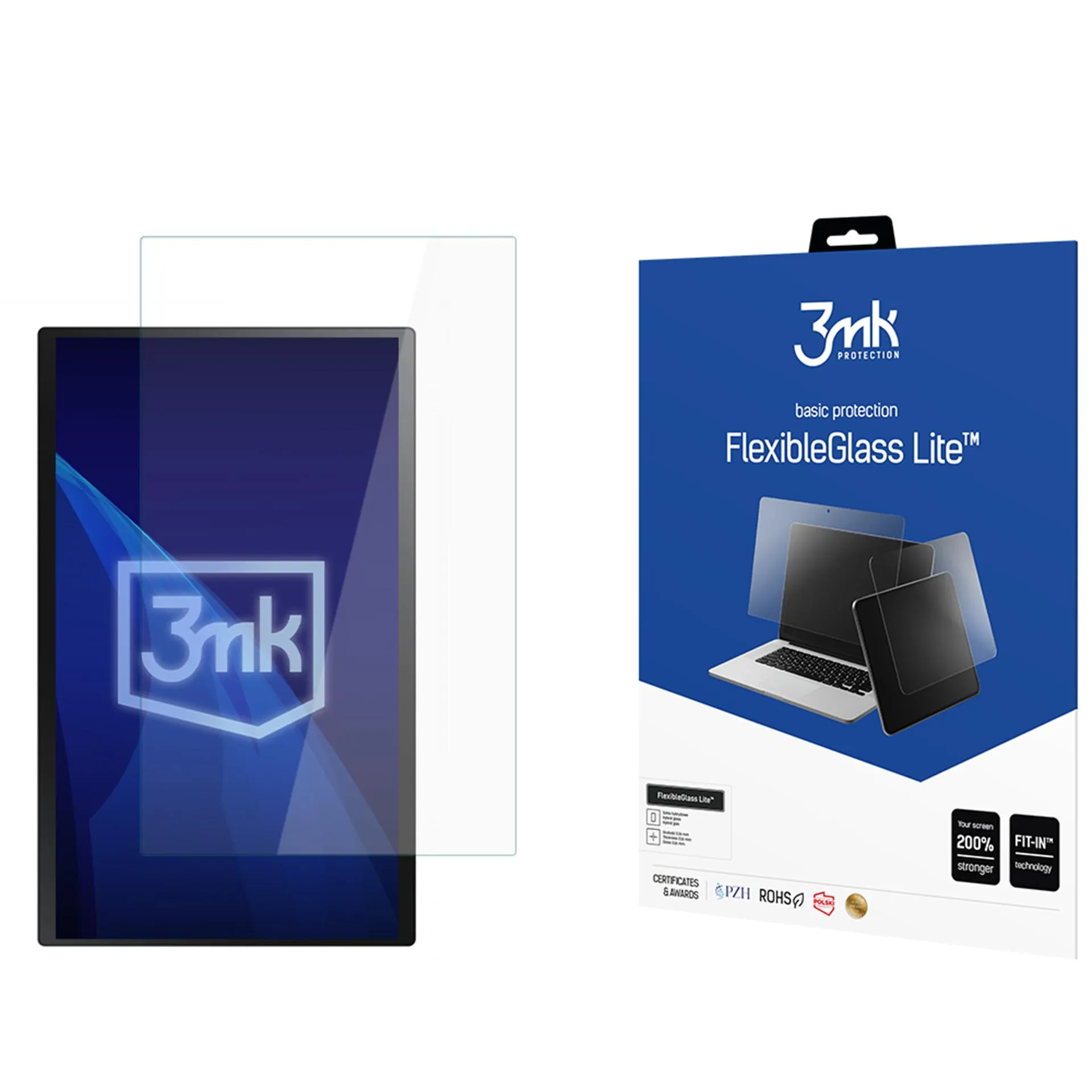 Sticlă hibridă rezistentă la spargere pentru Samsung QB24R-T - 3mk FlexibleGlass Lite