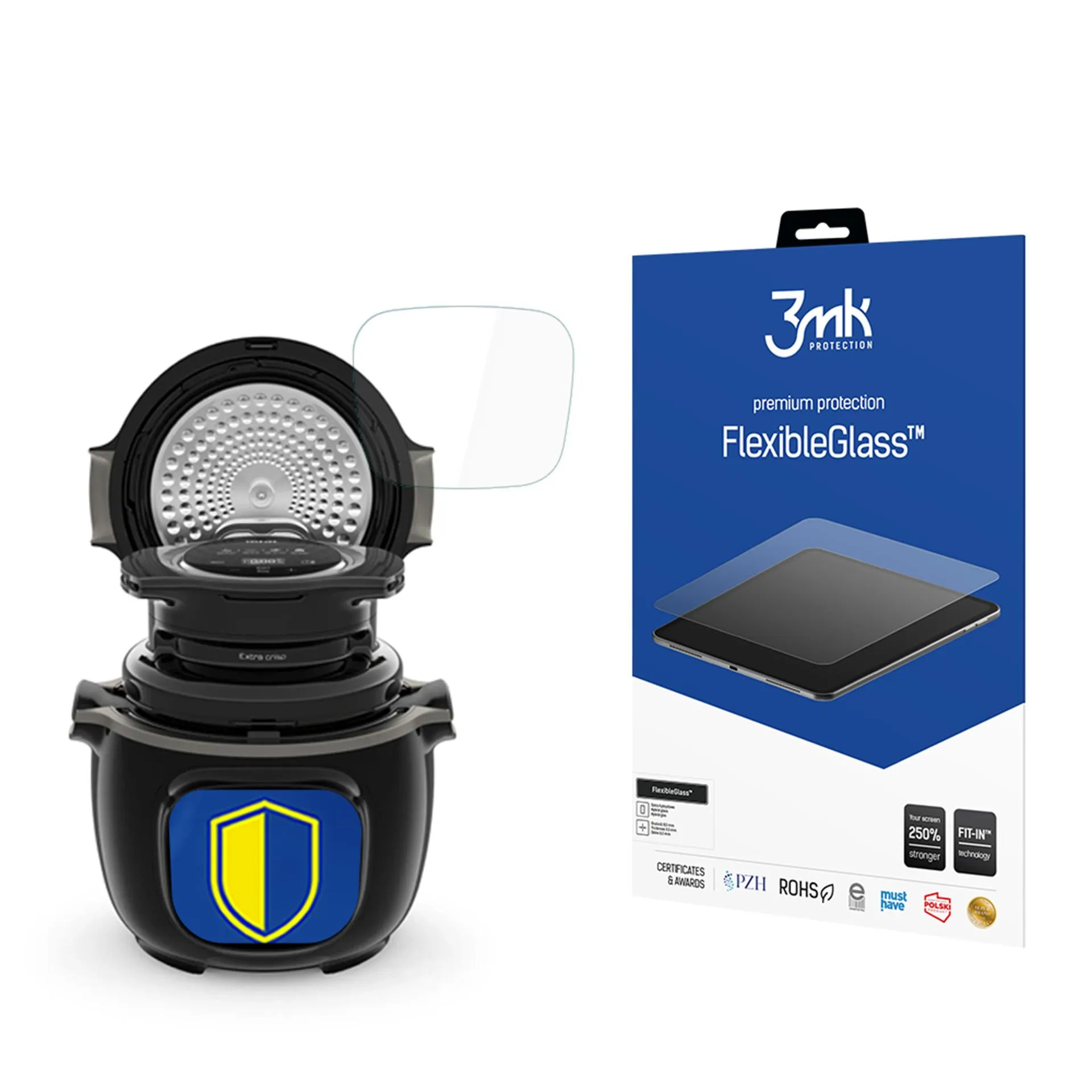 Sticlă hibridă netezibilă pentru Tefal Cook4Me Touch CY9128 / Touch Pro CY9431 - 3mk FlexibleGlass