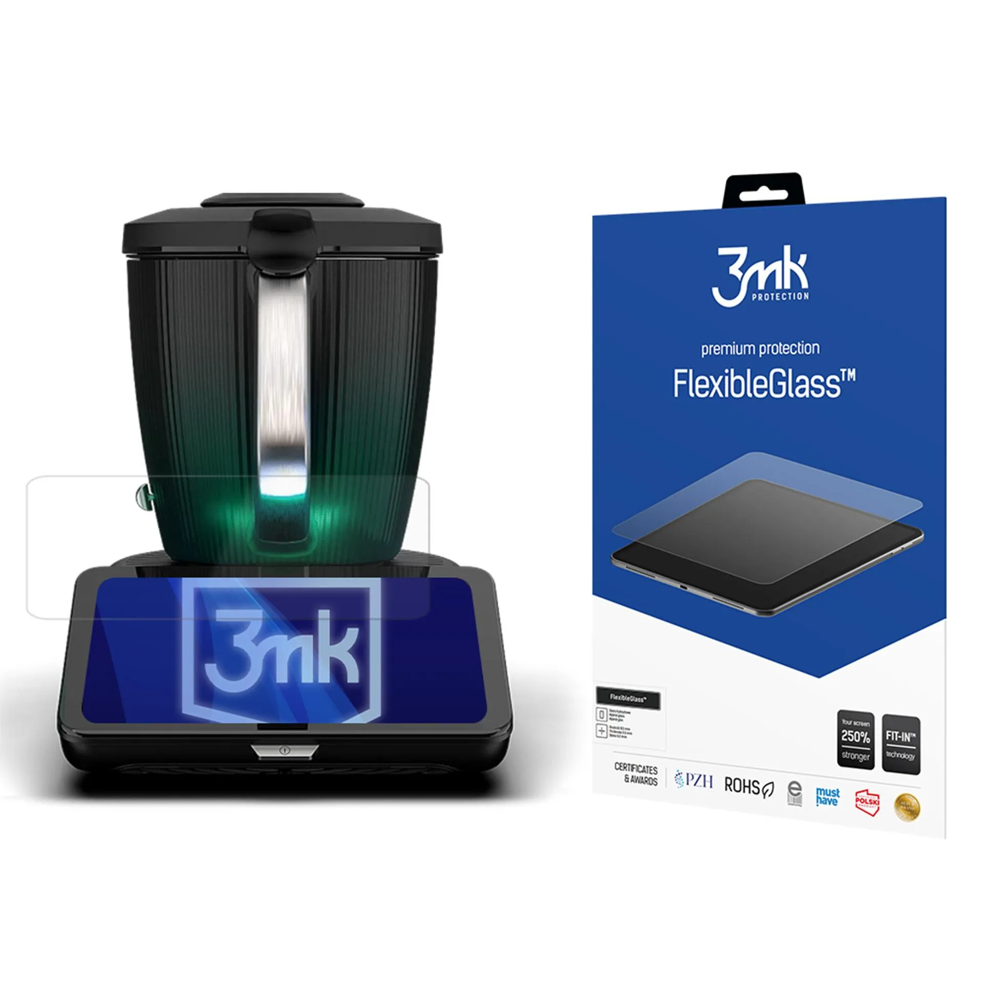 Sticlă hibridă anti-șoc pentru Thermomix TM7 - 3mk FlexibleGlass