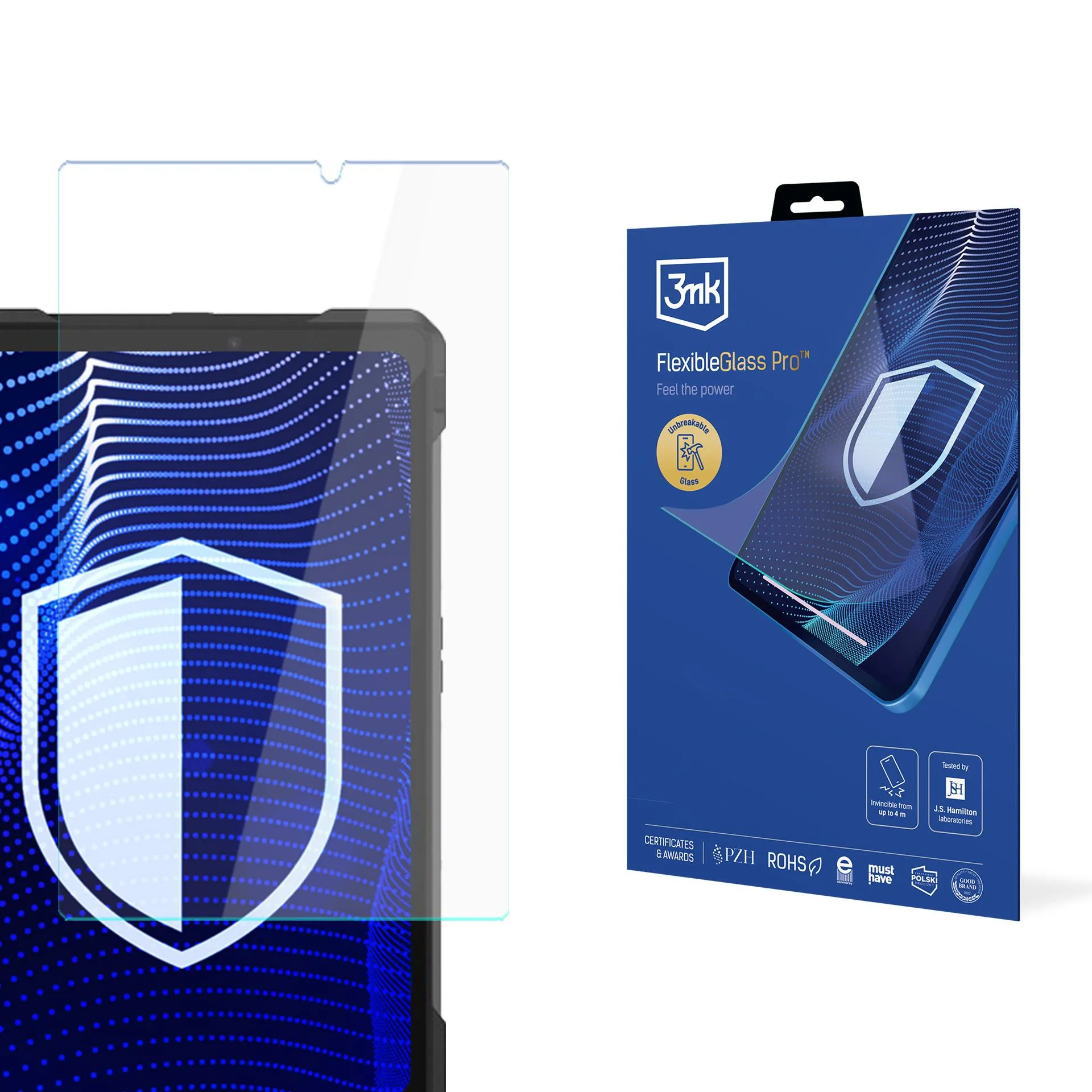 Sticlă nedistructibilă pentru Unihertz Tank Pad - 3mk FlexibleGlass Pro