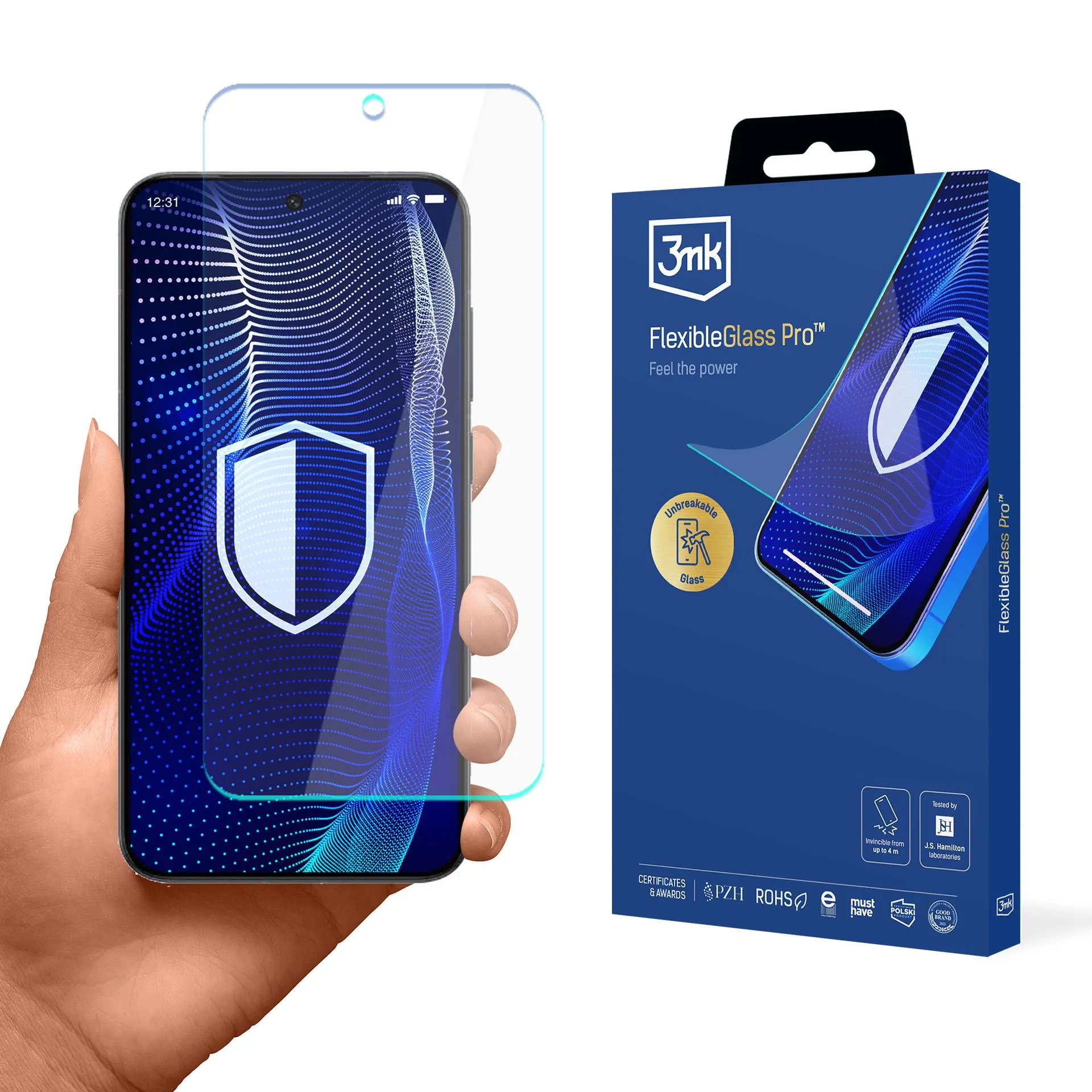 Sticlă rezistentă la spargere pentru Vivo X200 Pro Mini - 3mk FlexibleGlass Pro