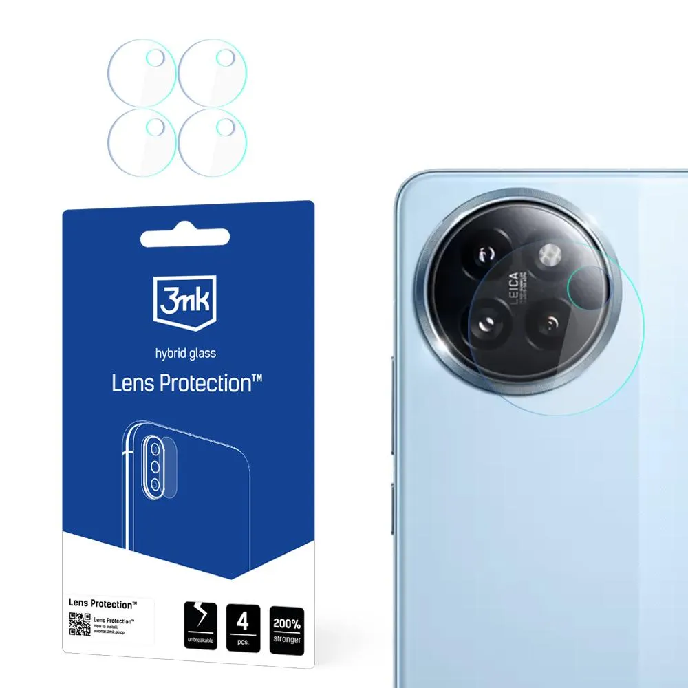 Sticlă pentru obiectivul aparatului foto pentru Xiaomi 14 Civi - Protecția lentilelor 3mk