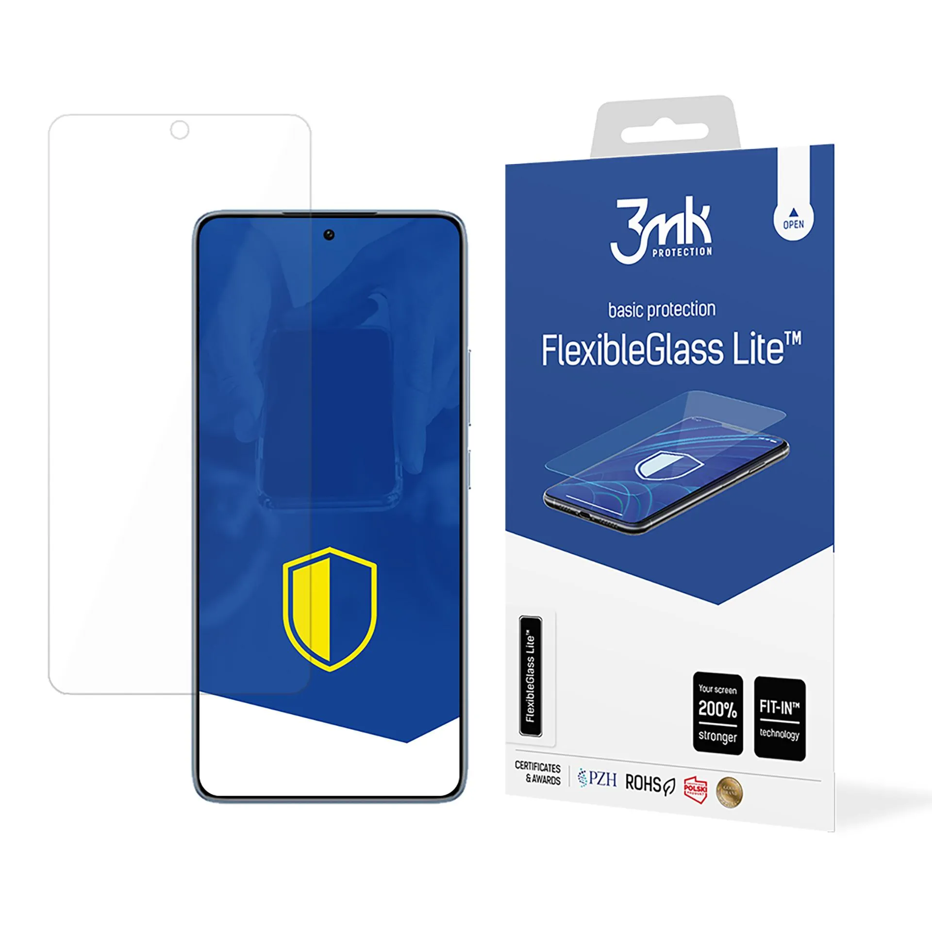 Sticlă hibridă rezistentă pe Xiaomi 14T / 14T Pro - 3mk FlexibleGlass Lite