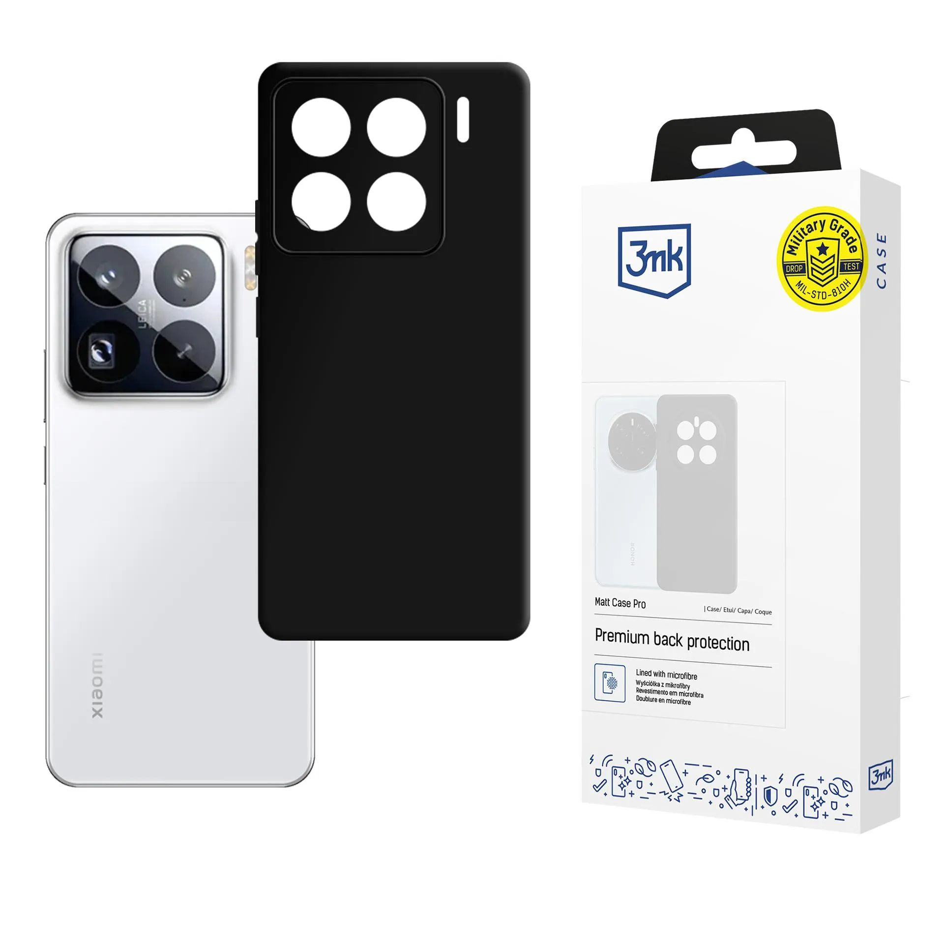 Husă pentru Xiaomi 15 Pro - 3mk Matt Case Black