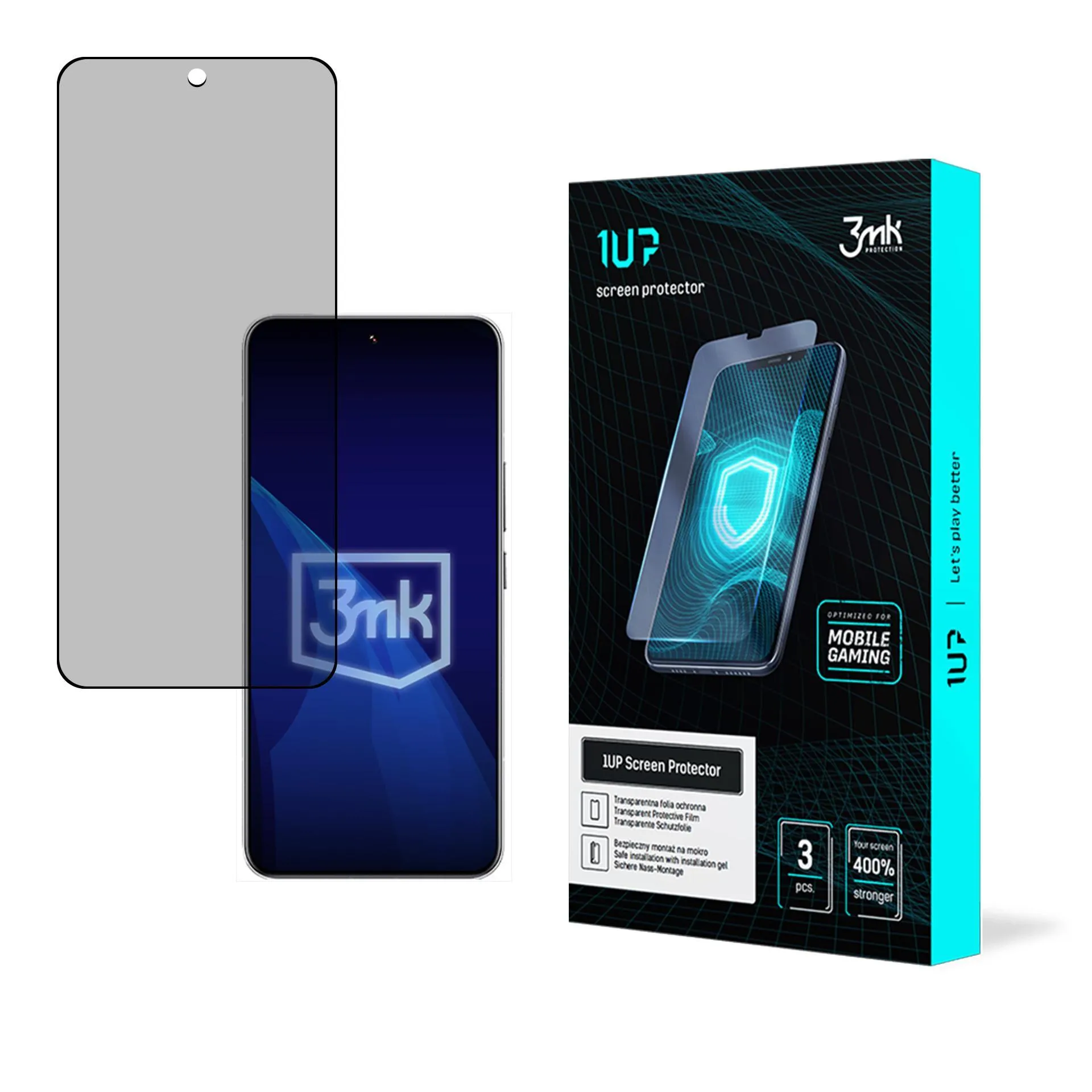 Protec?ie ecran pentru Xiaomi 15 Ultra - 3mk 1UP screen protector (3 bucă?i)