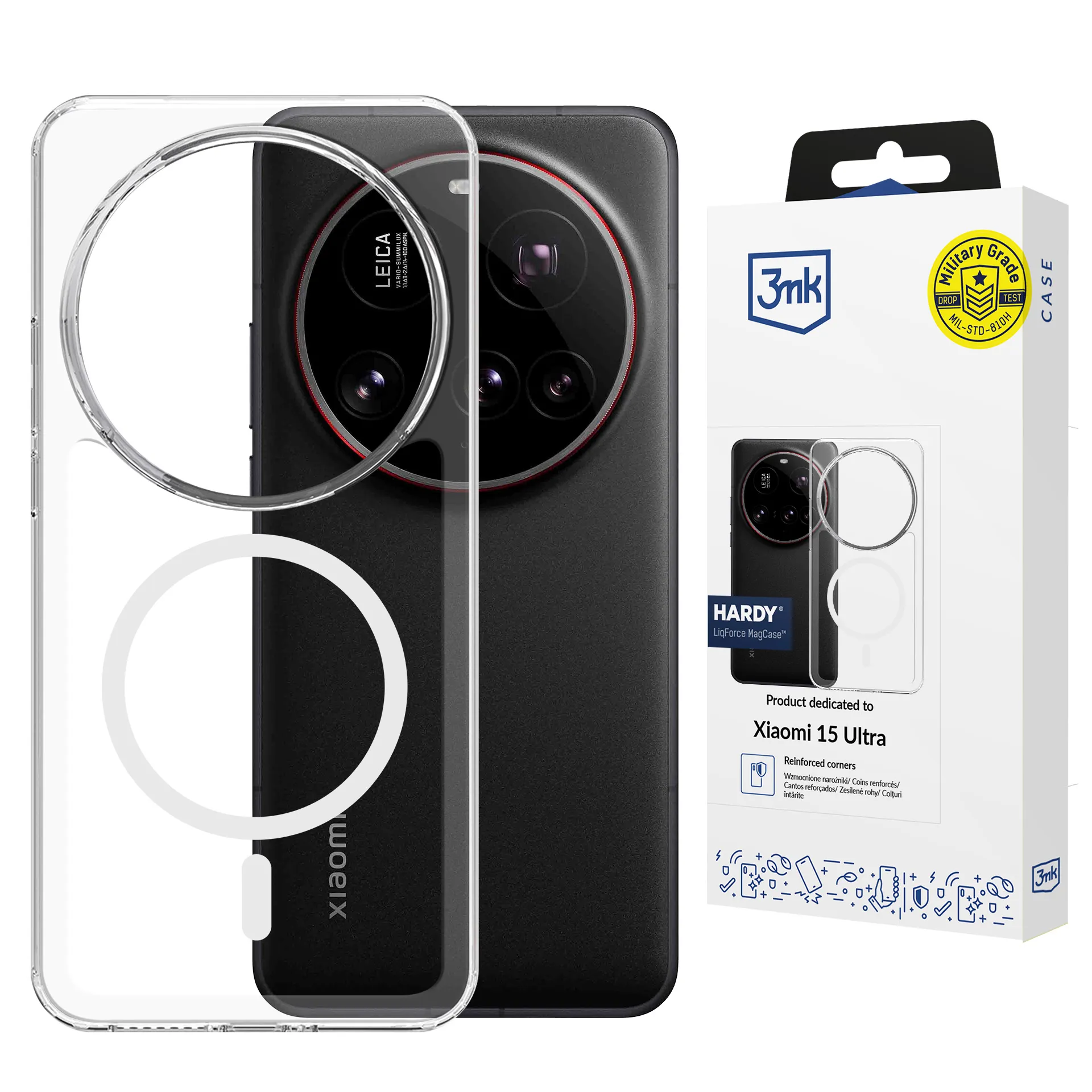 Husă rigidă pentru Xiaomi 15 Ultra - 3mk HARDY® LiqForce MagCase™