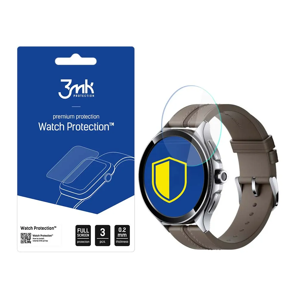 Protecție din sticlă pentru ecranul smartwatch Xiaomi Watch 2 Pro - 3mk Watch Protection