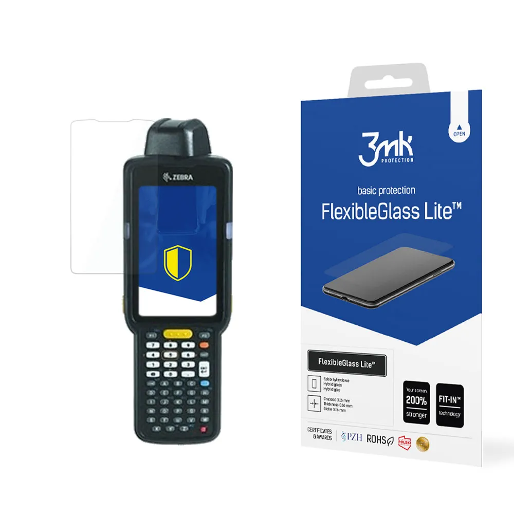 Sticlă hibridă rezistentă pe Zebra MC330M - 3mk FlexibleGlass Lite