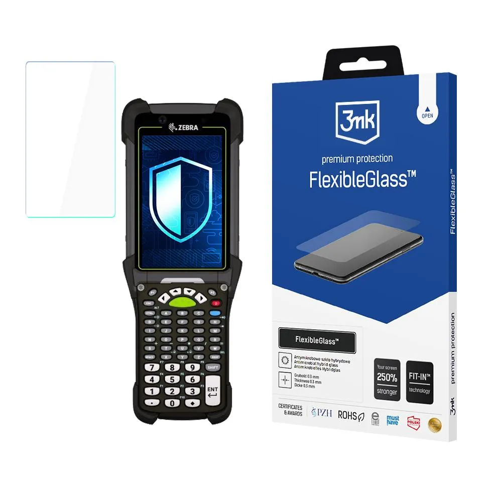 Sticlă hibridă antiefrac?ie pentru ZEBRA MC92 - 3mk FlexibleGlass™