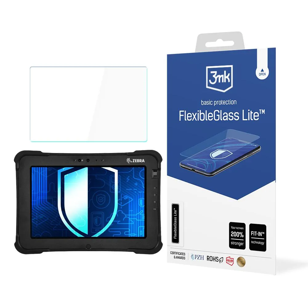 Sticlă hibridă necrăpătoare pentru Zebra XSlate L10 - 3mk FlexibleGlass Lite